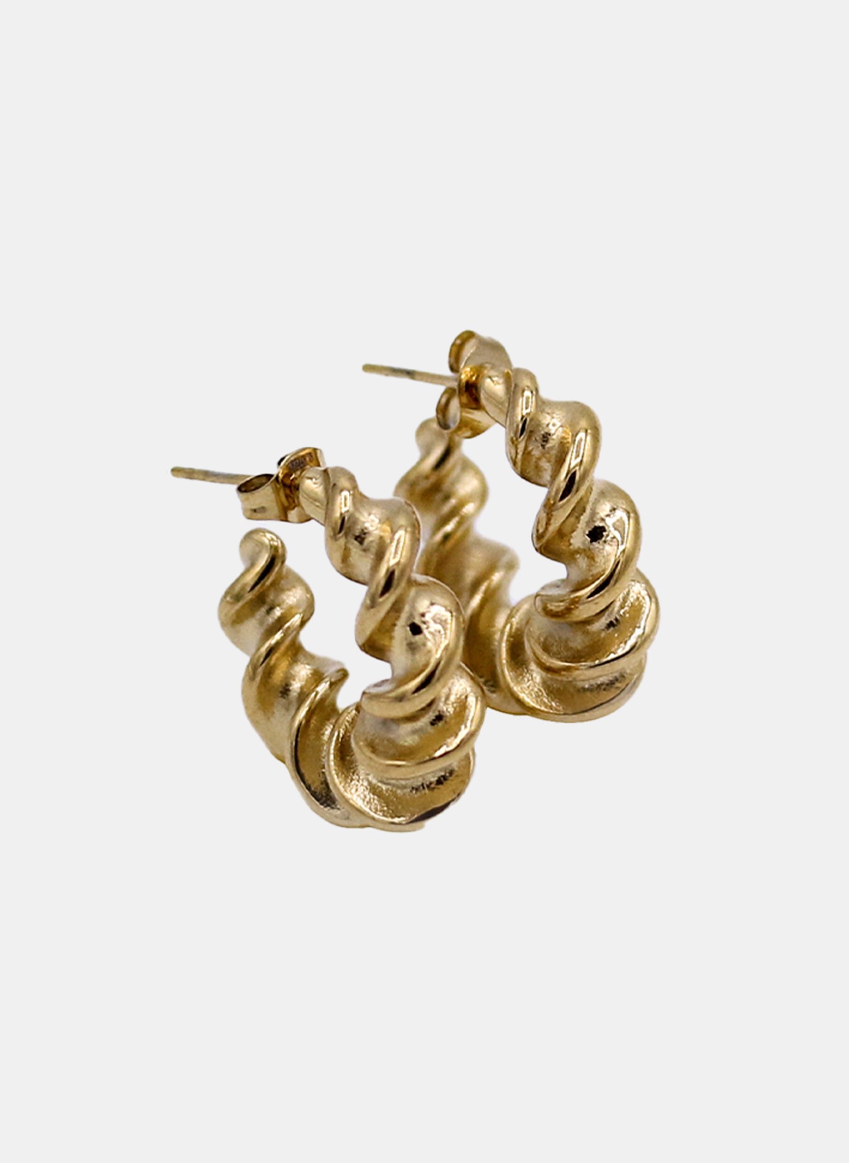 Emilie hoop earrings AEC Paris Golden
