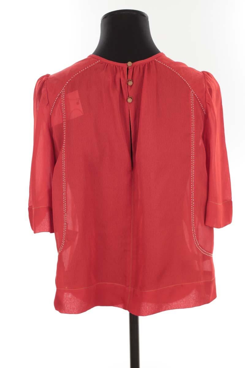 Silk blouse ISABEL MARANT - Seconde Main Red