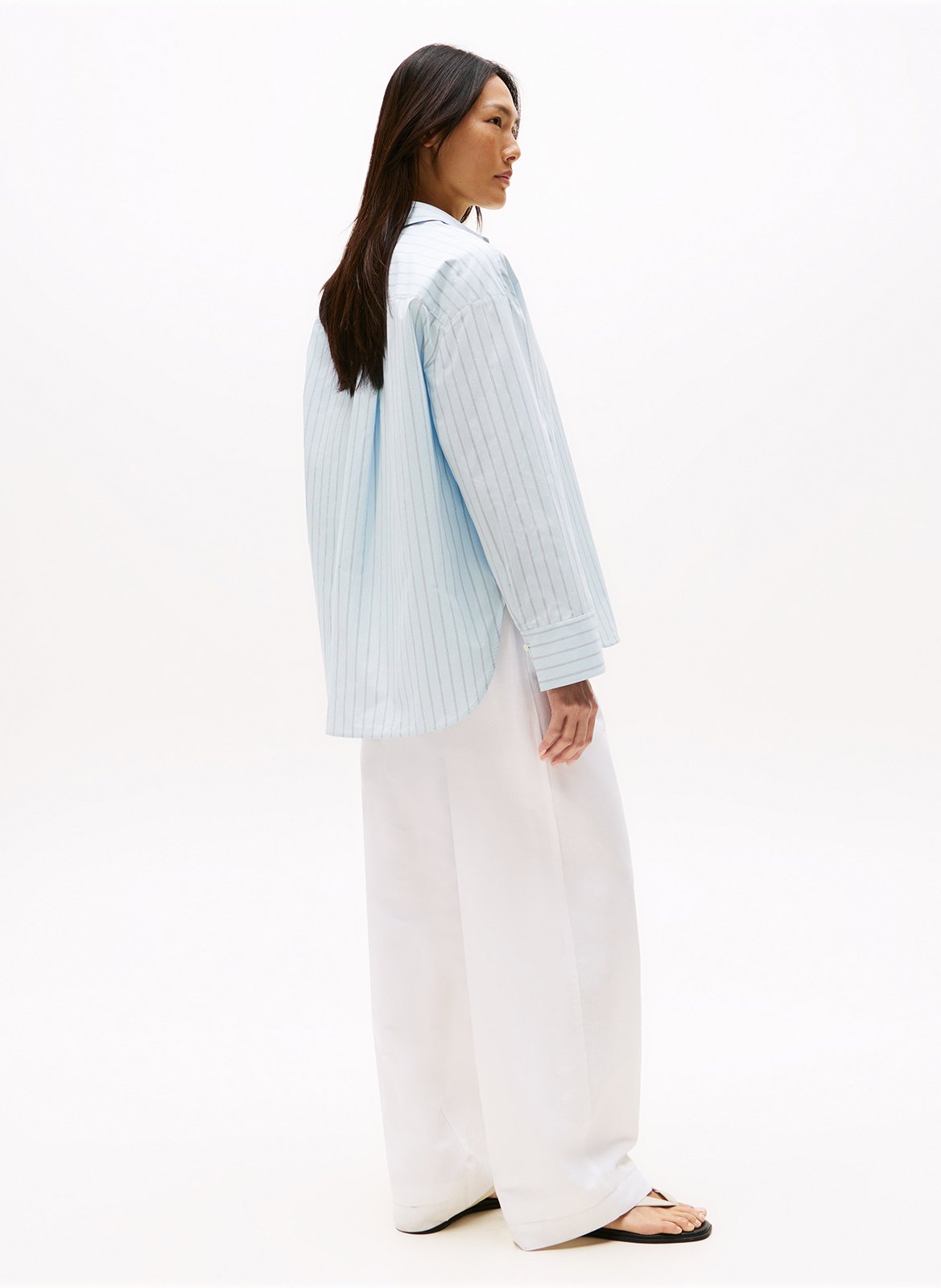 Chemise oversize en coton bio TOMMY HILFIGER Bleu