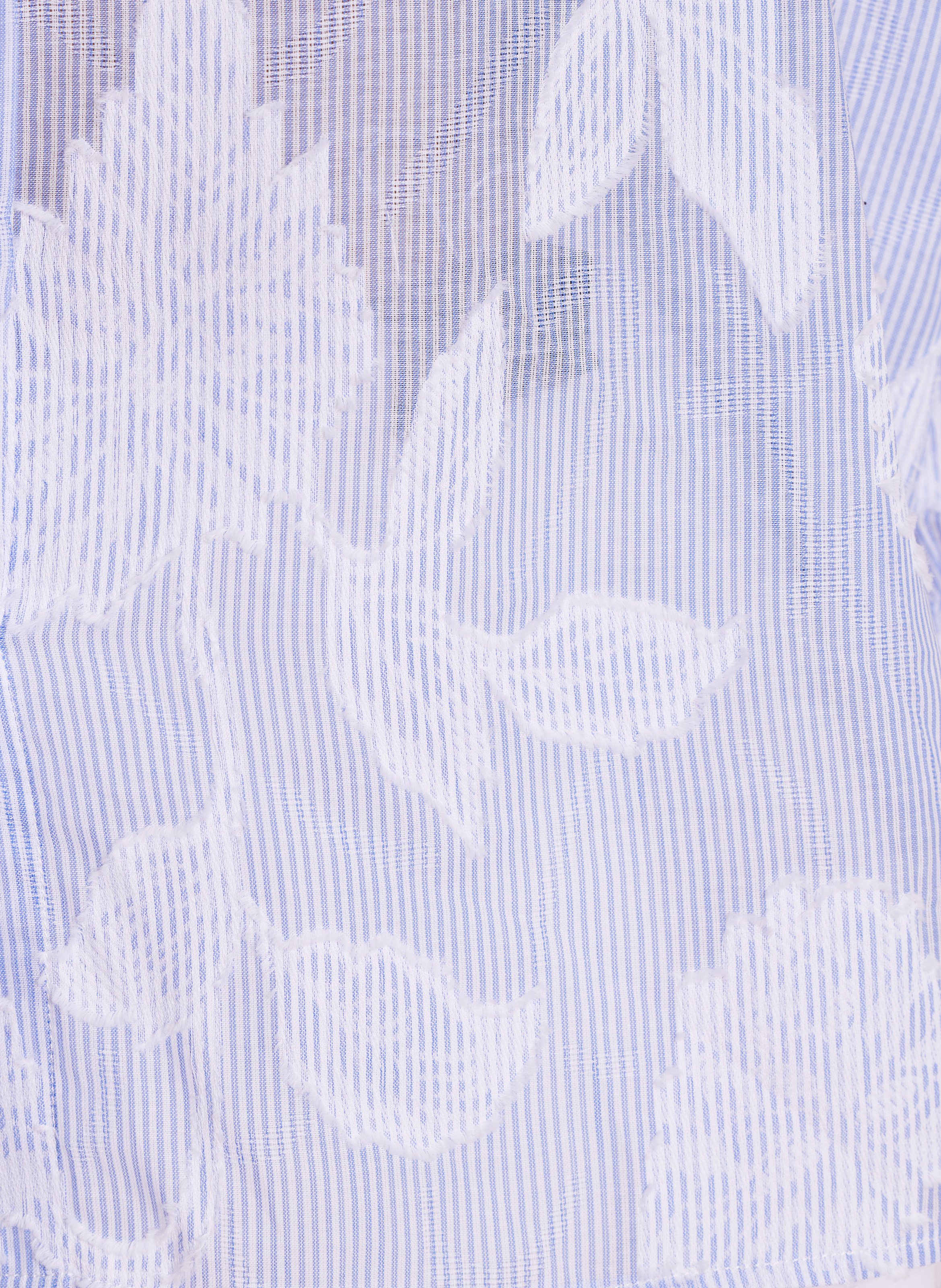 Floral print Mao collar blouse LA FEE MARABOUTEE Blue