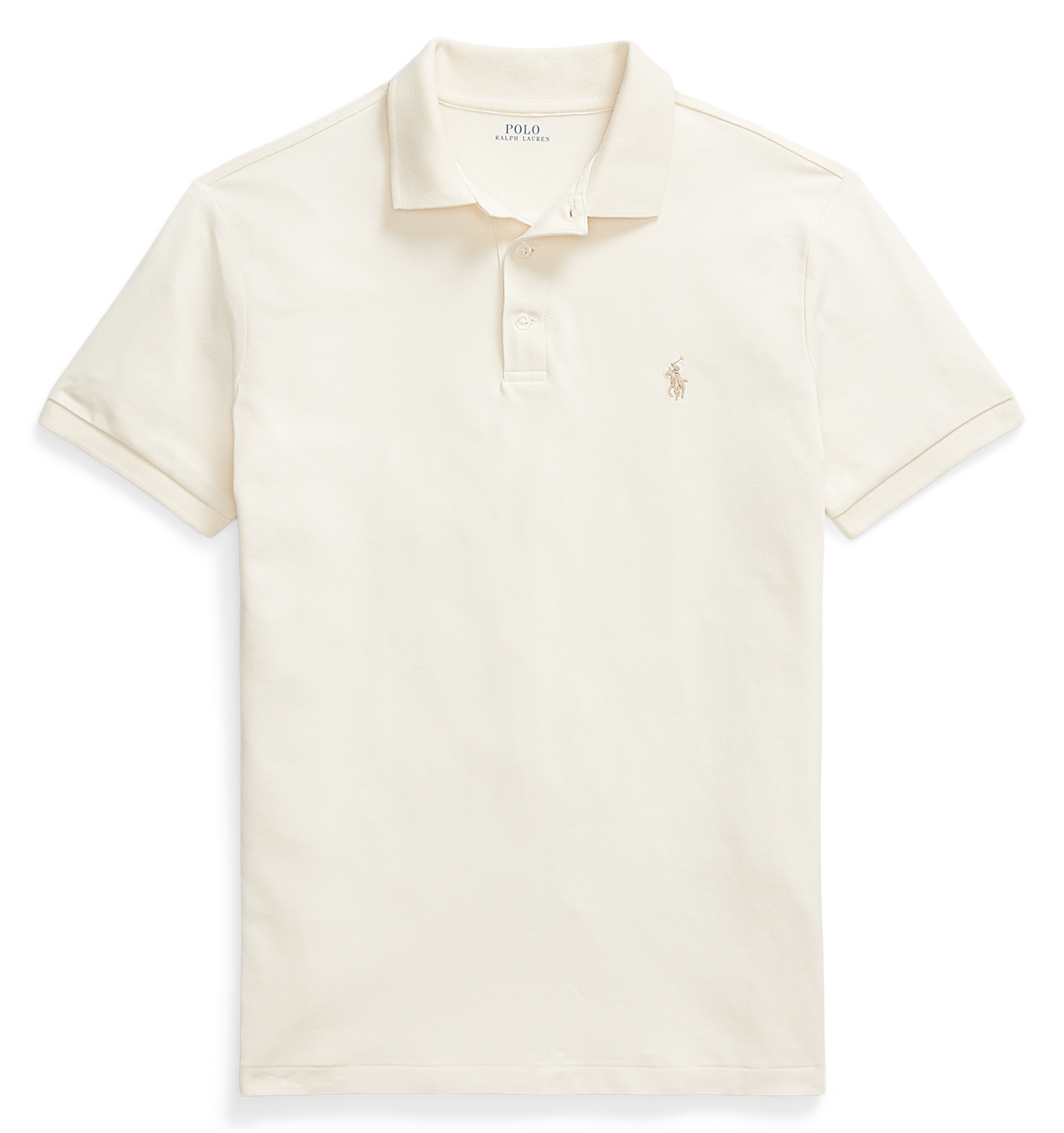 Poloshirt aus Baumwoll-Mix, Slim Fit  Andover cream c8599