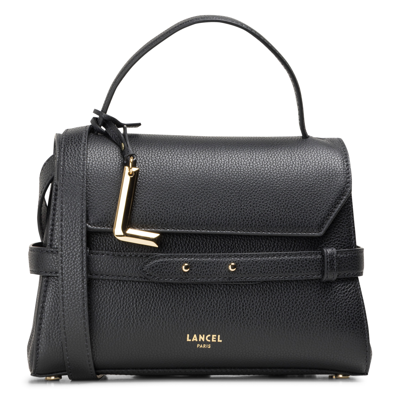 Sac à main en cuir grainé LANCEL