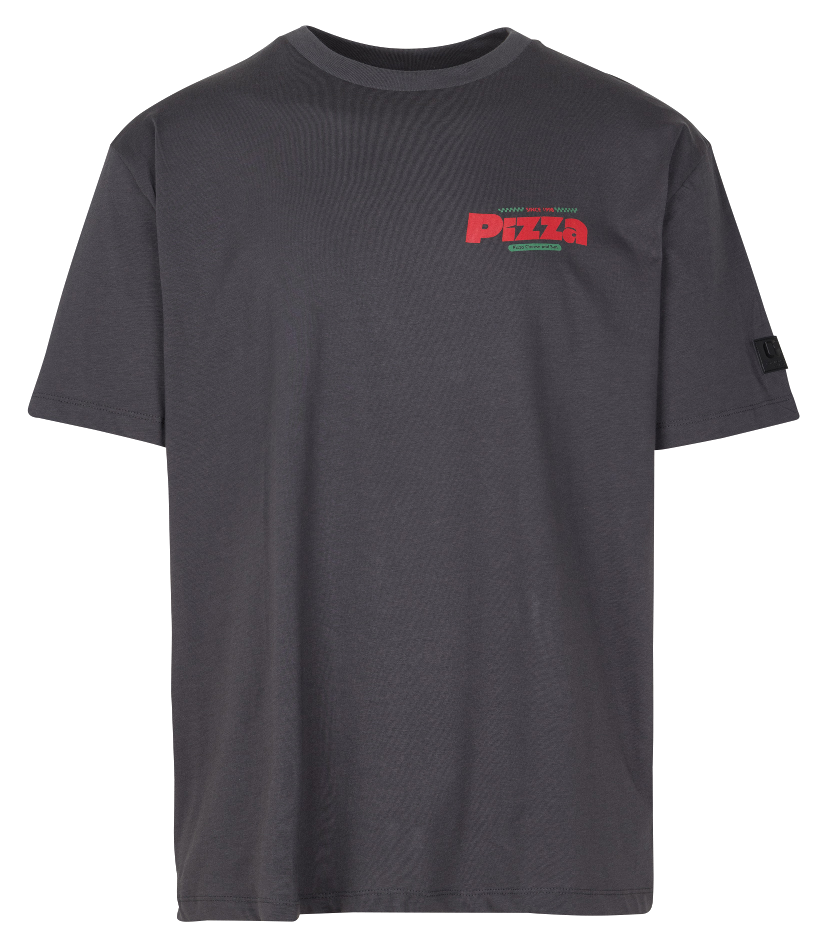 Top a girocollo e maniche lunghe in tinta unita LE TEMPS DES CERISES Grigio