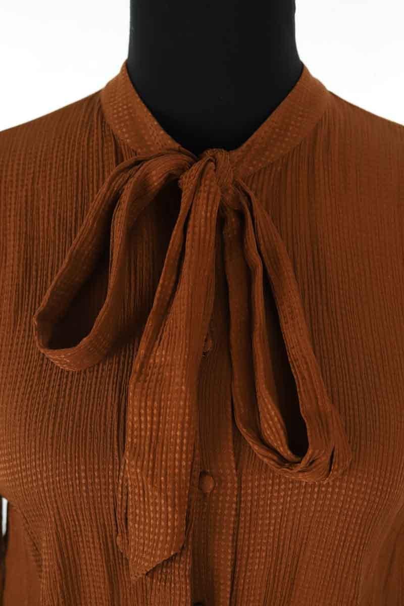 Silk blouse SEZANE - Seconde main Brown