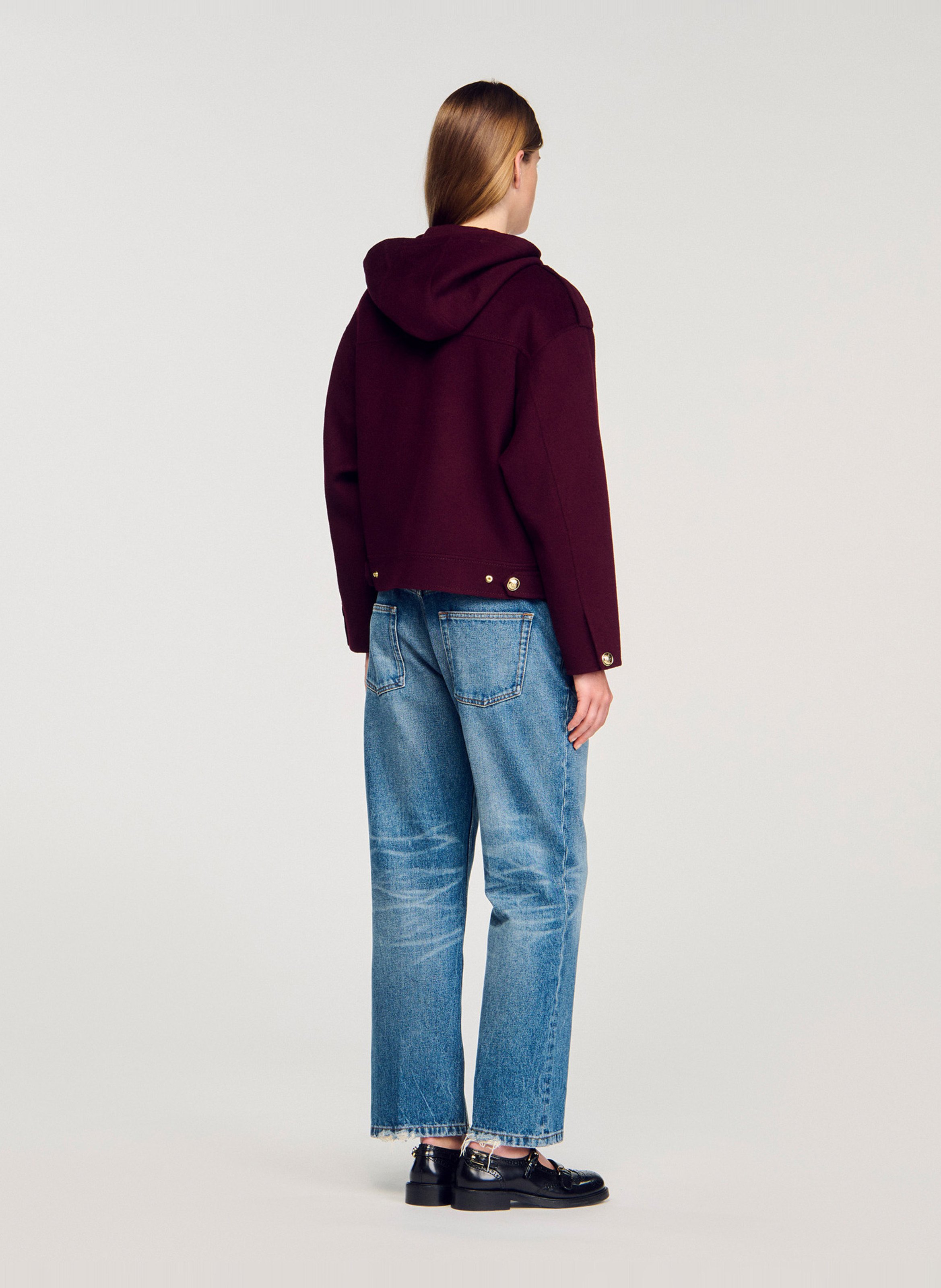 Rechte wollen jas SANDRO Rood