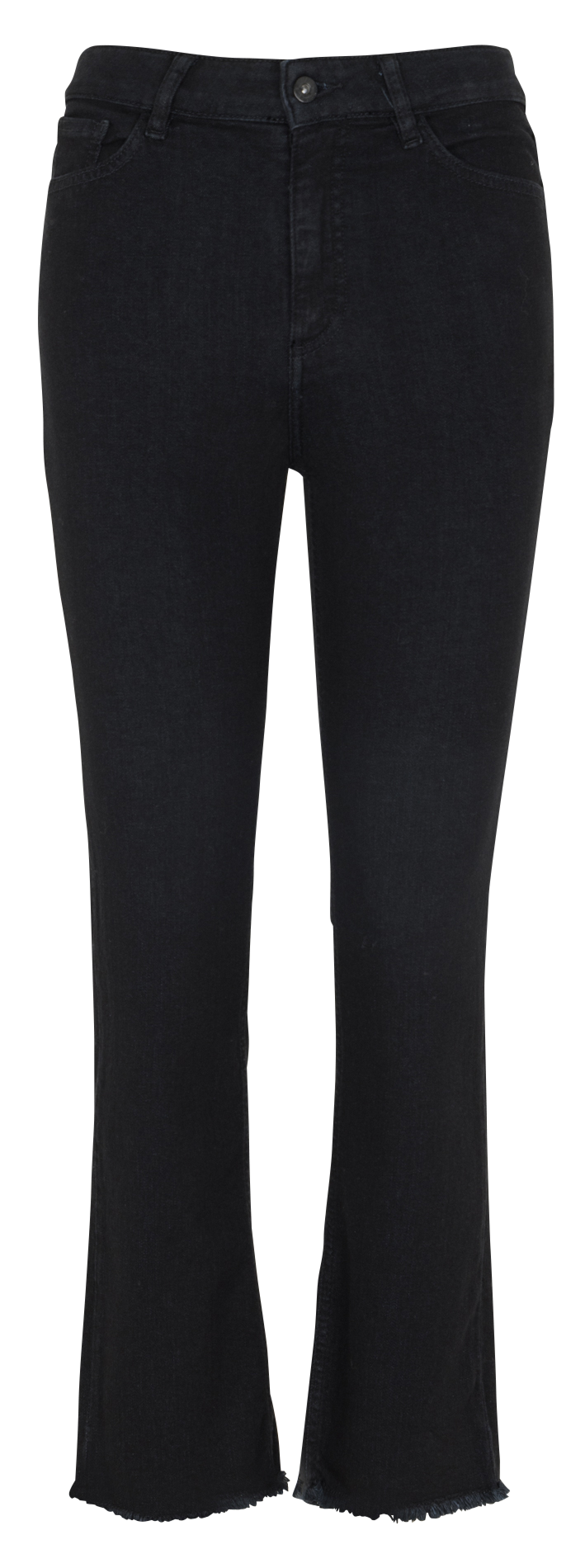 - Straight-leg jeans
- 5 pockets
- Straight cut
- Faded effect LA FEE MARABOUTEE Black