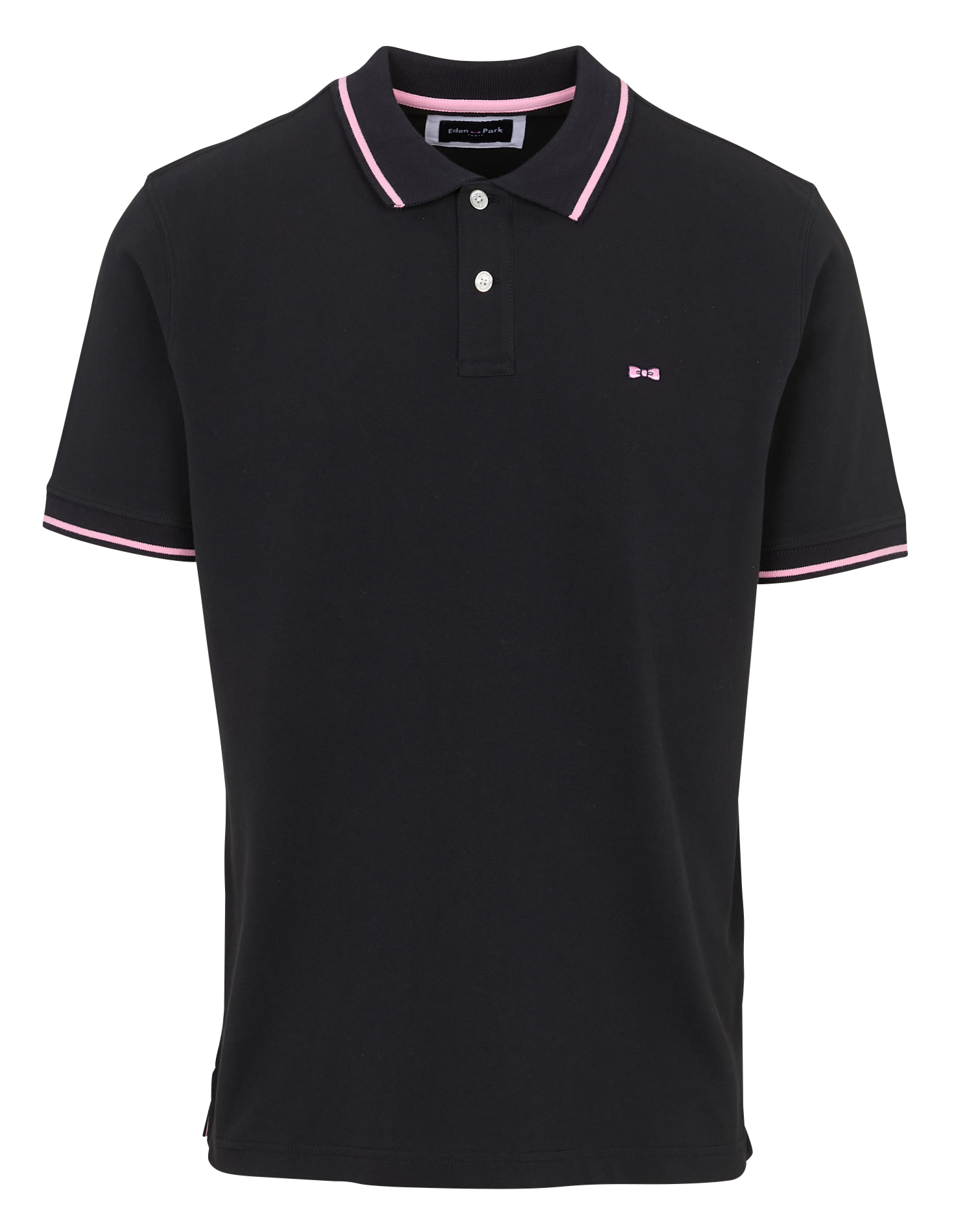 Polo droit en coton EDEN PARK Bleu