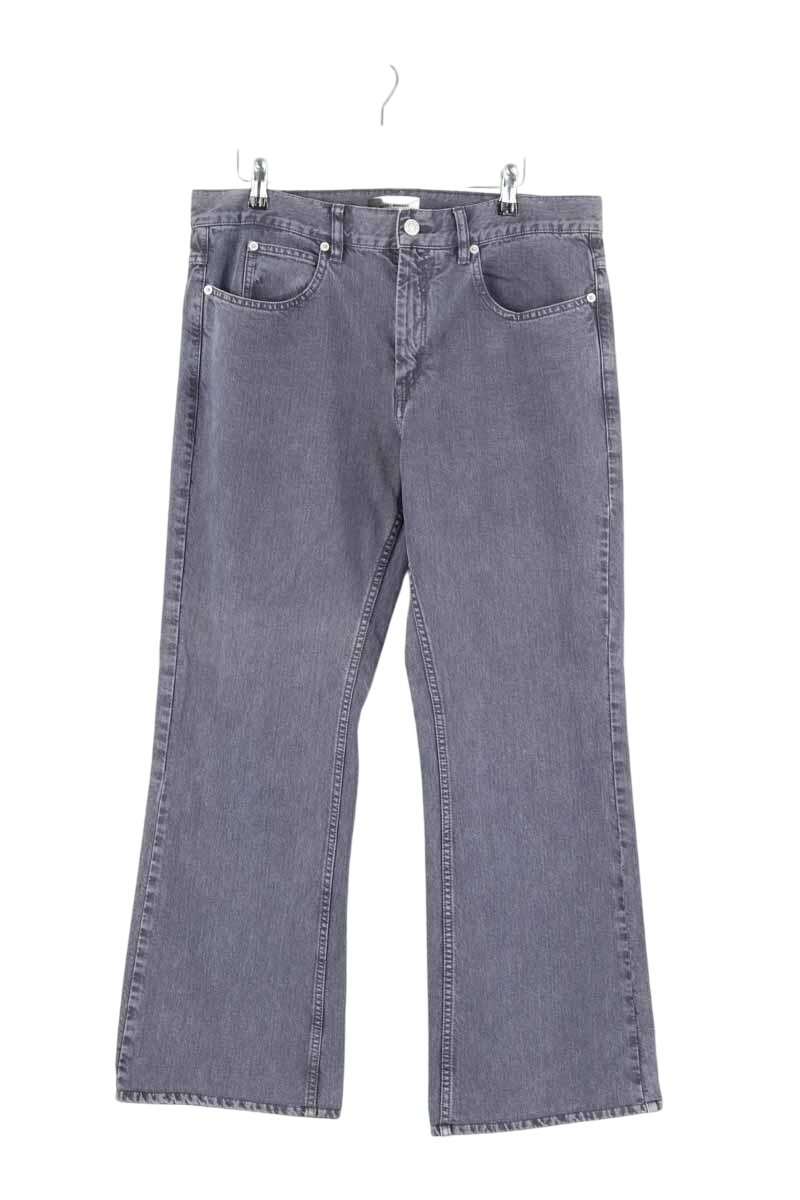 - Straight-leg jeans
- 5 pockets
- Straight cut
- Faded effect ISABEL MARANT - Seconde Main Grey