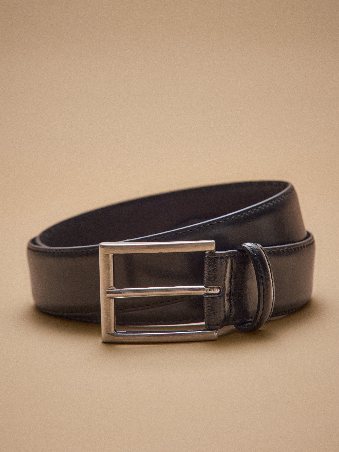 Leather belt CYRILLUS Black