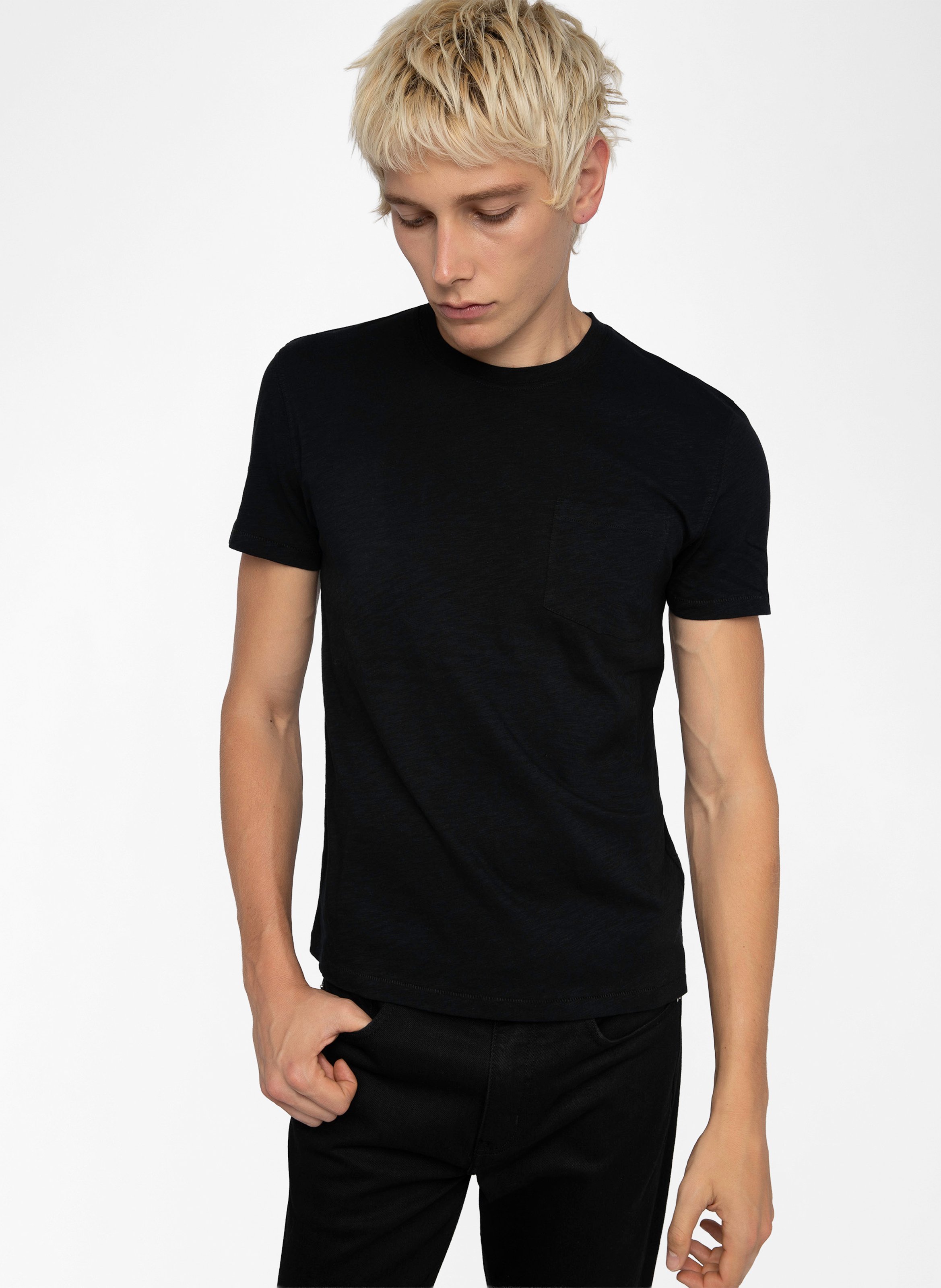 Regular-fit round-neck cotton T-shirt ZADIG&VOLTAIRE