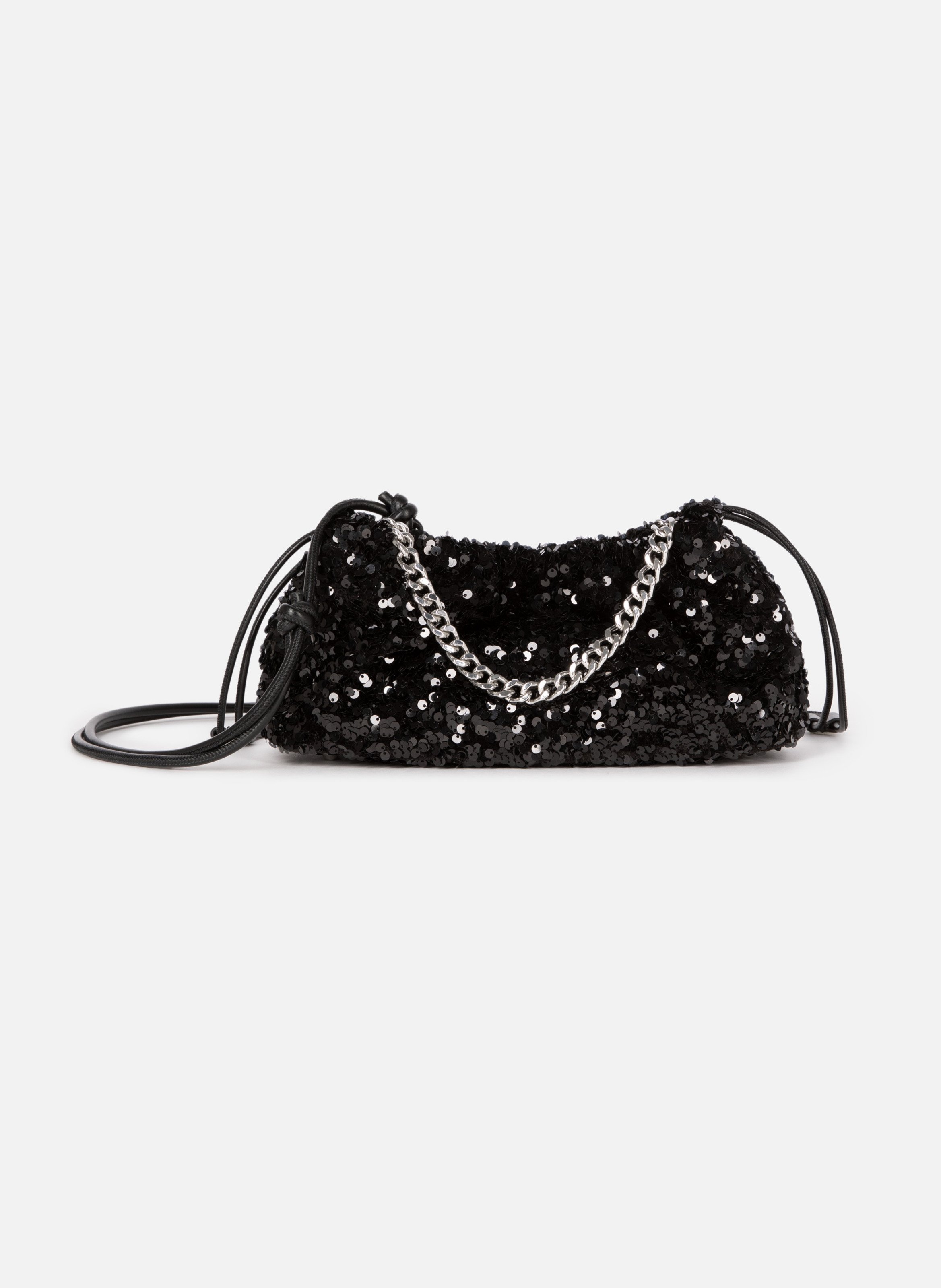 Sequin Taylor bag THE KOOPLES Black
