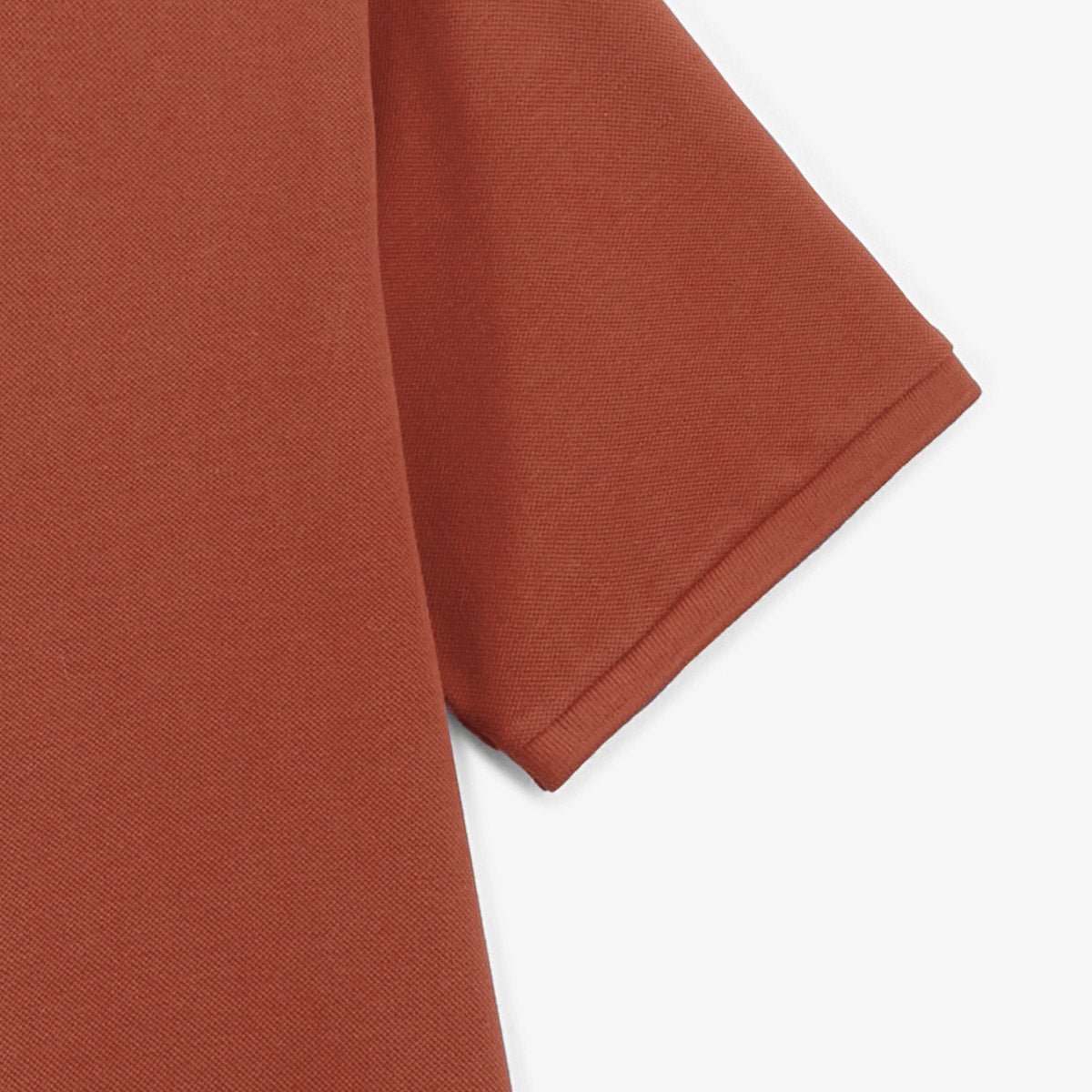 Short-sleeved piqué knit polo SERGE BLANCO Orange