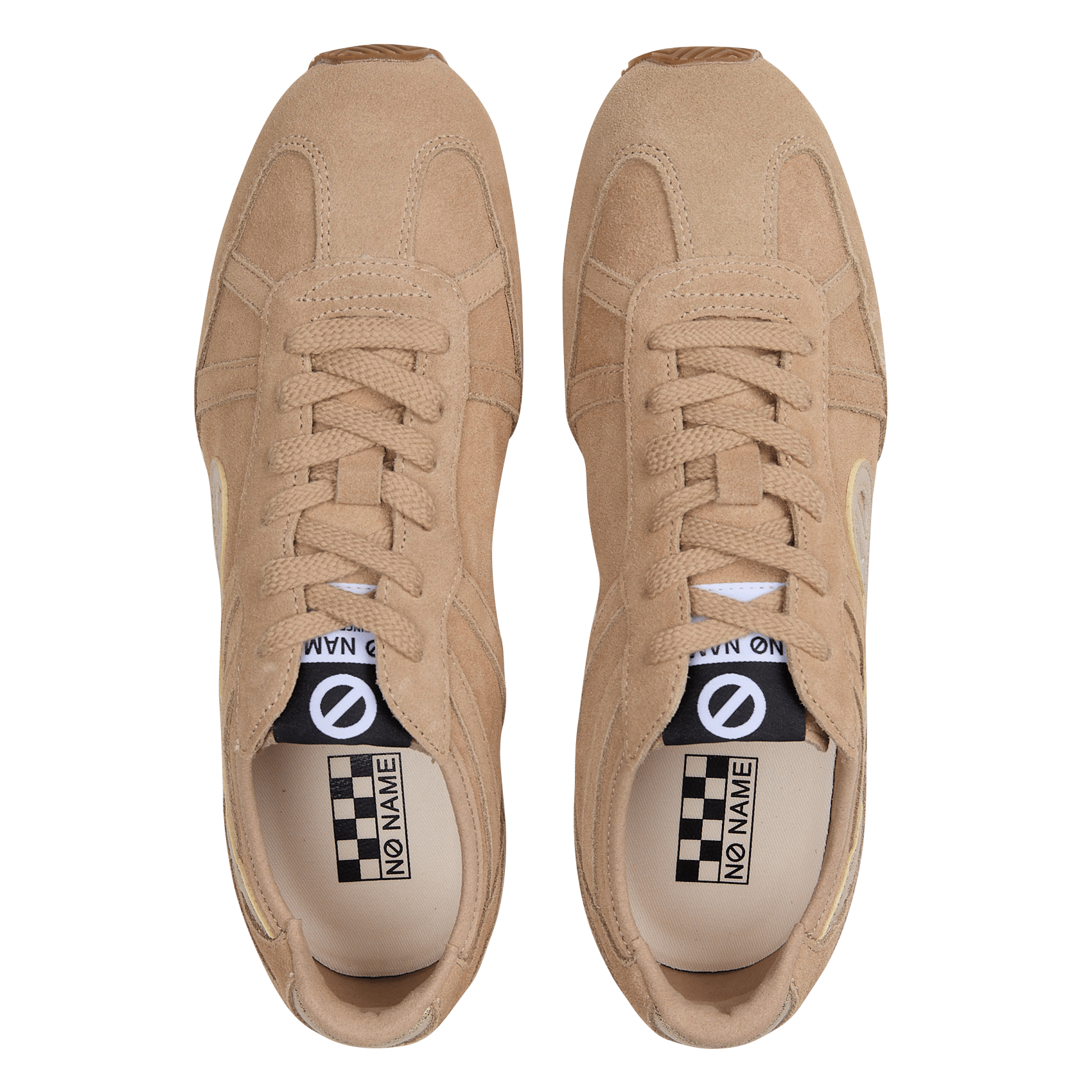 Baskets basses en cuir NO NAME Beige