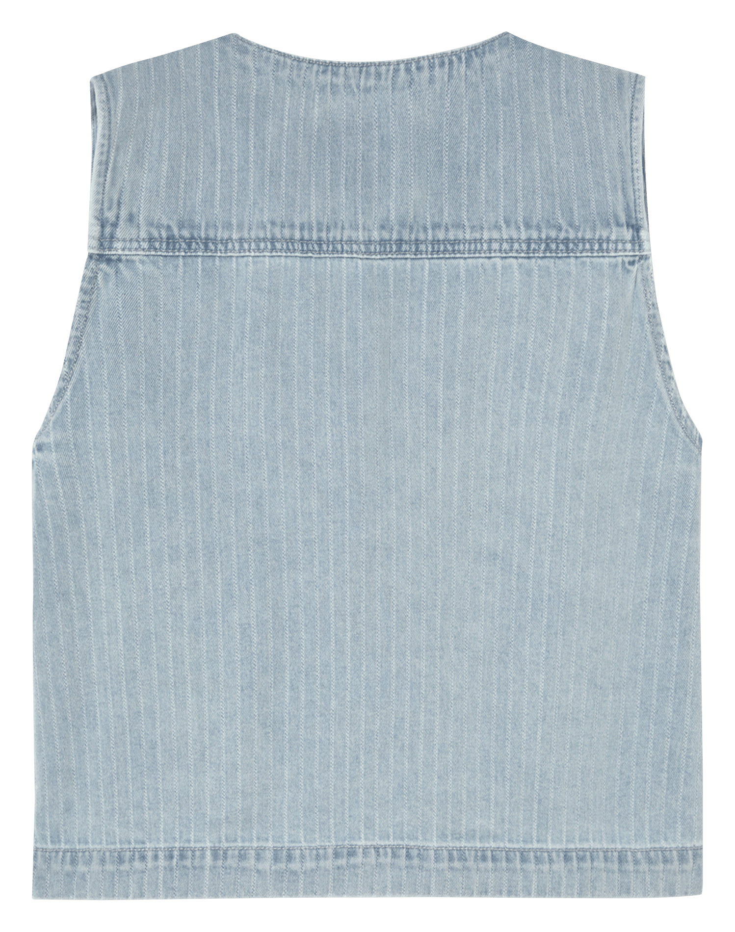 Cotton V-neck jacket THE TINY BIG SISTER Blue