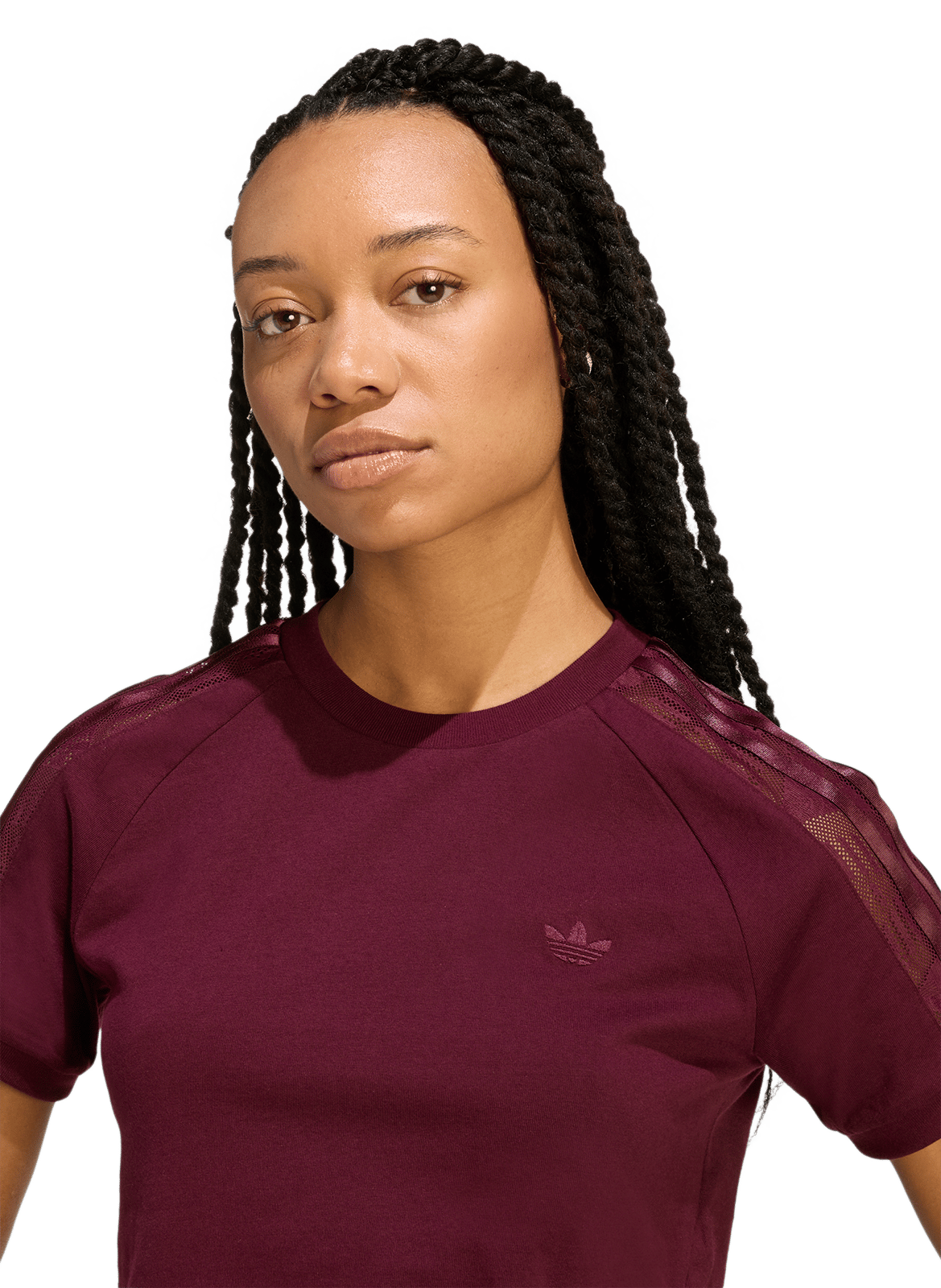 Effen T-shirt ADIDAS Rood