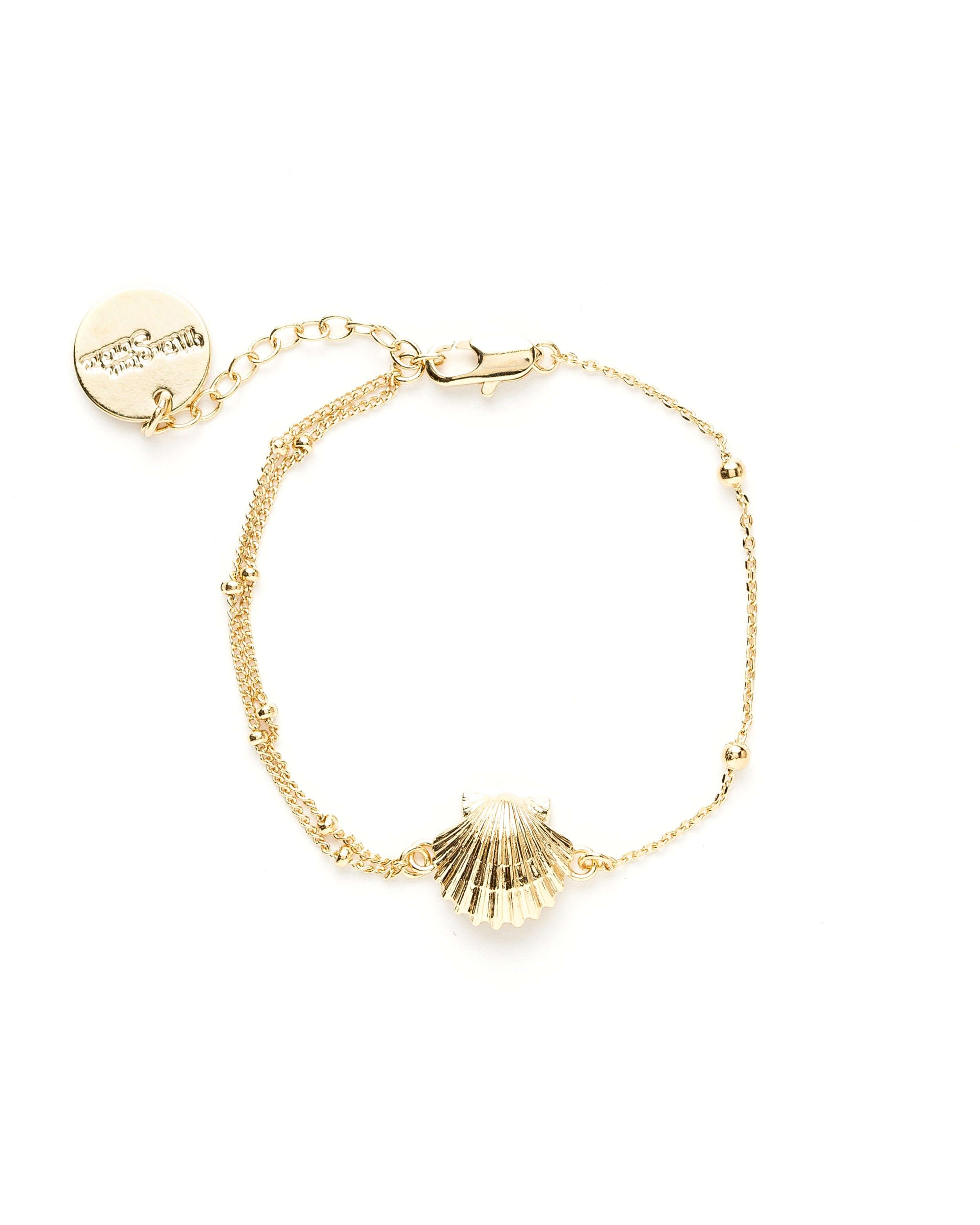 Gold plated seashell bracelet MONSIEUR SIMONE