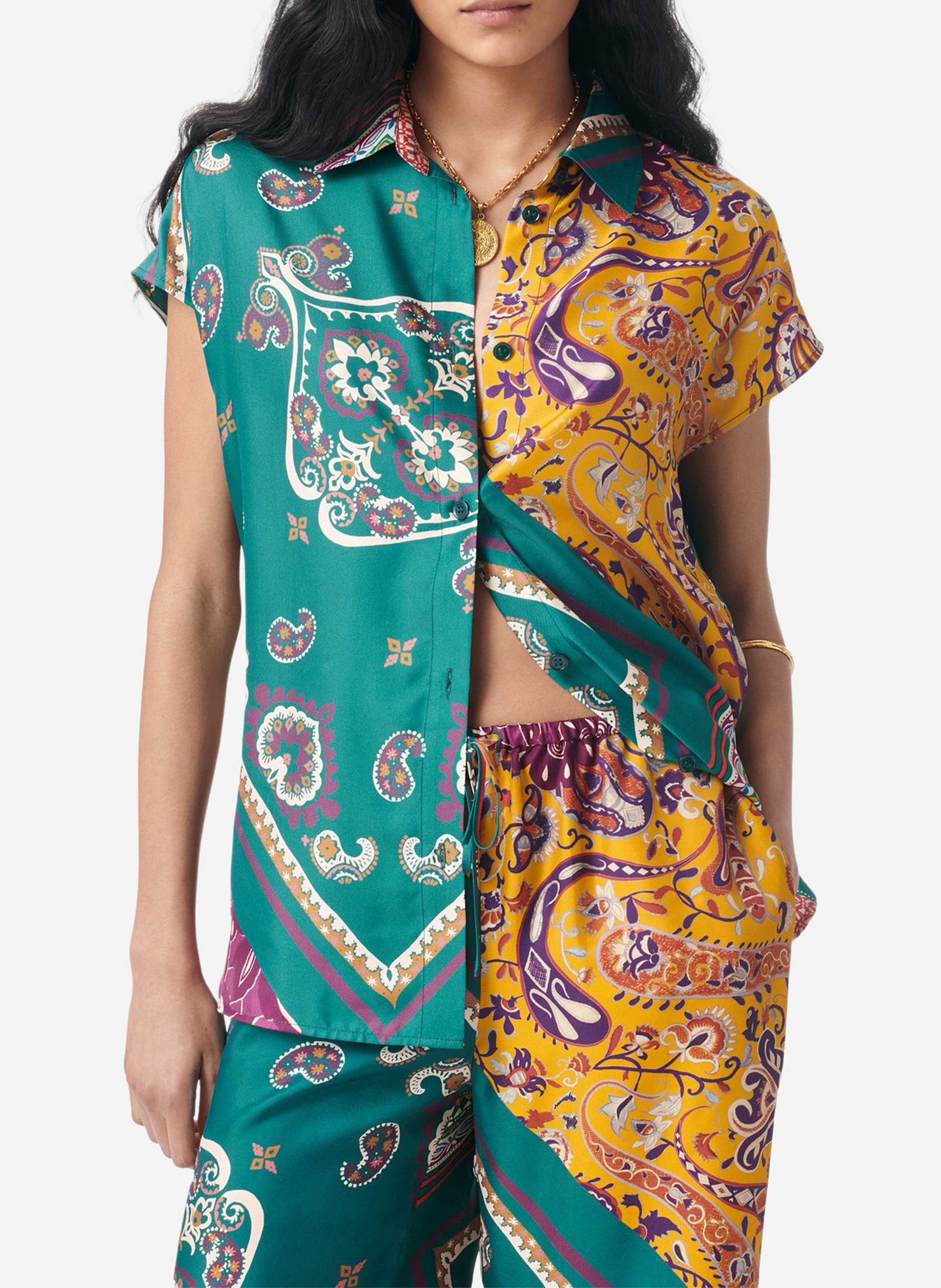 Chemise col classique VANESSA BRUNO Multicolored