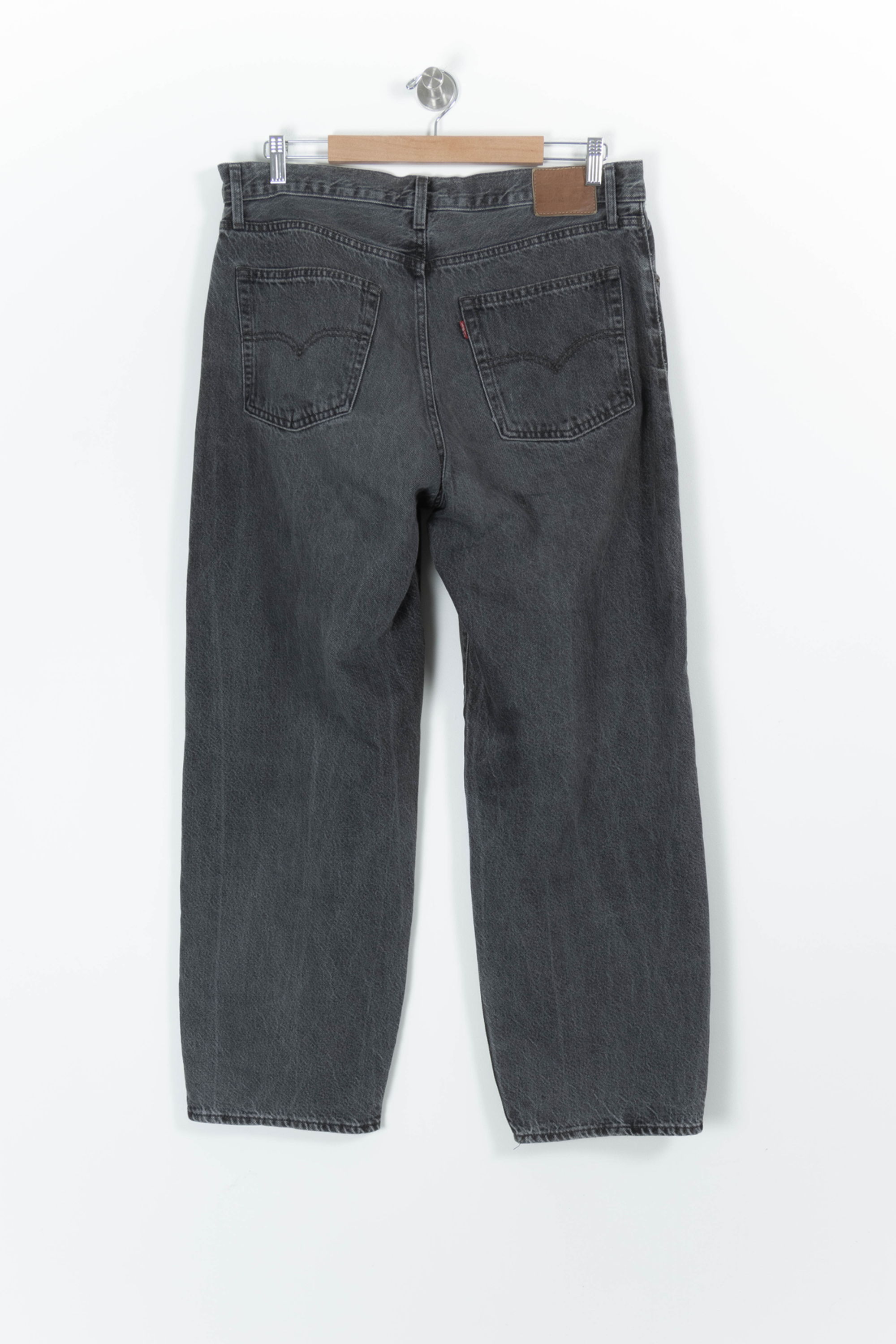 Cropped slim jeans with studs LEVI'S - Seconde main Black