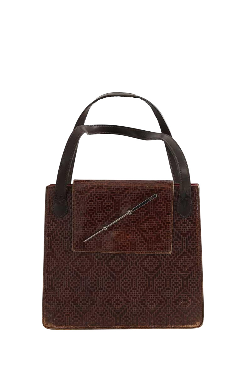 Handbag KENZO - SECONDE MAIN Brown