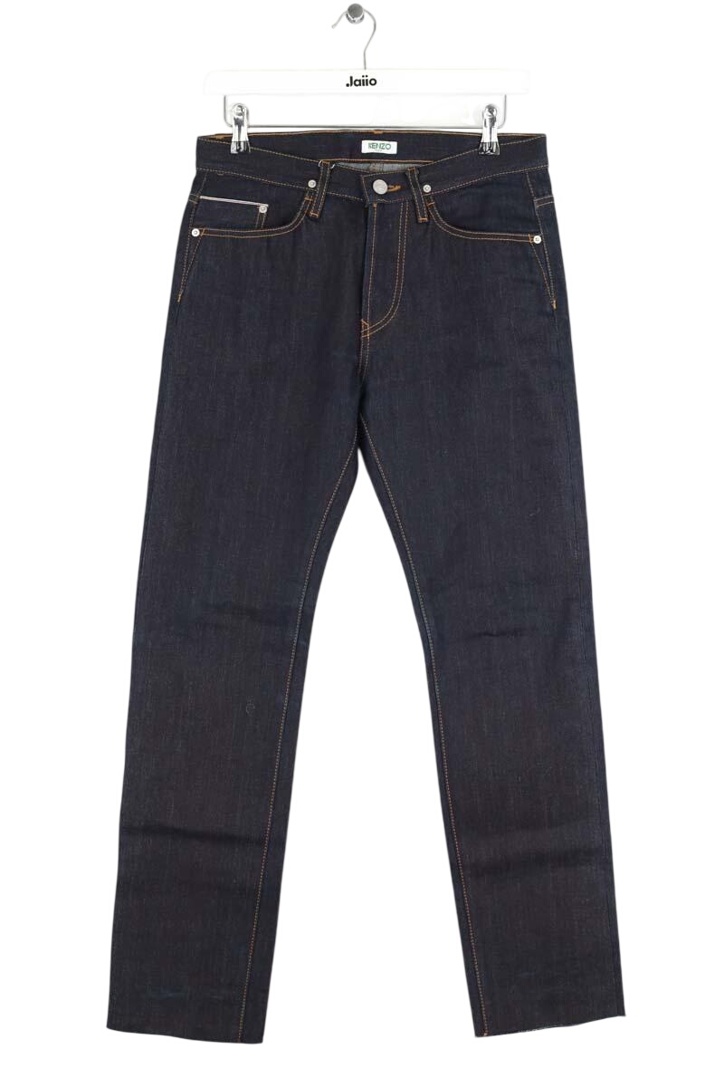 Jean droit KENZO - SECONDE MAIN Bleu