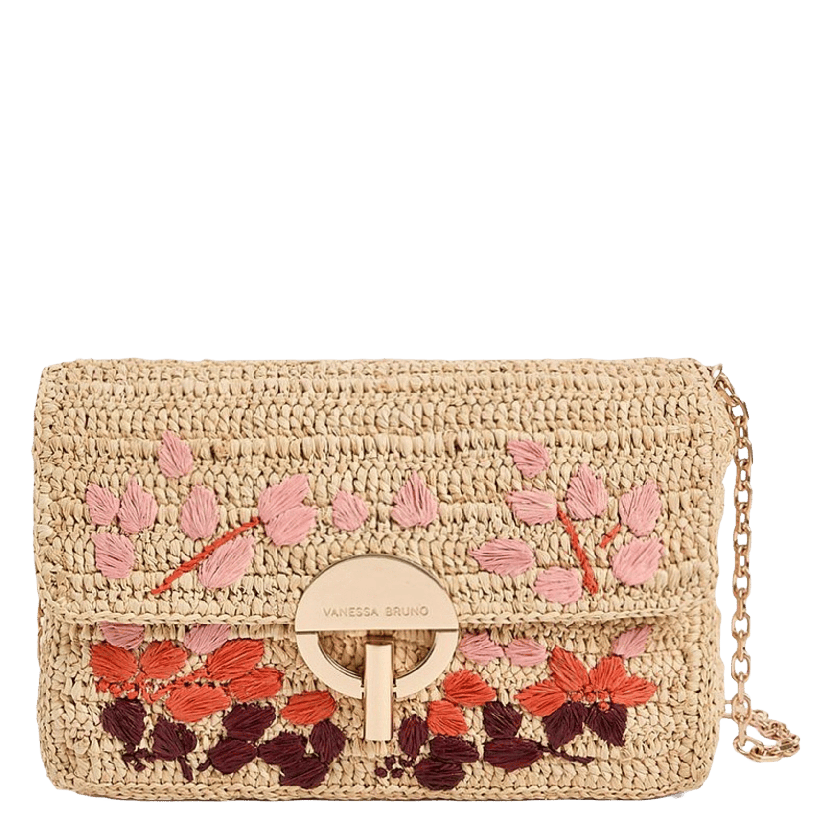Pochette en raphia VANESSA BRUNO Multicolore