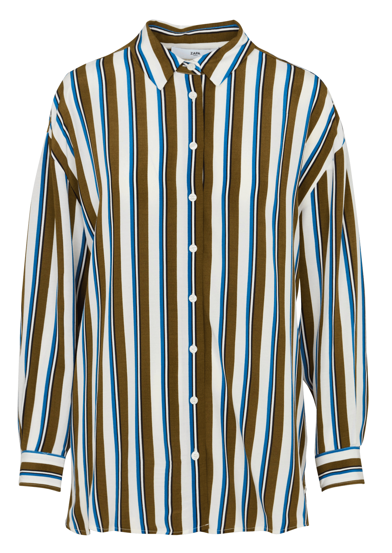 Oversized shirt with classic collar ZAPA Multicolored