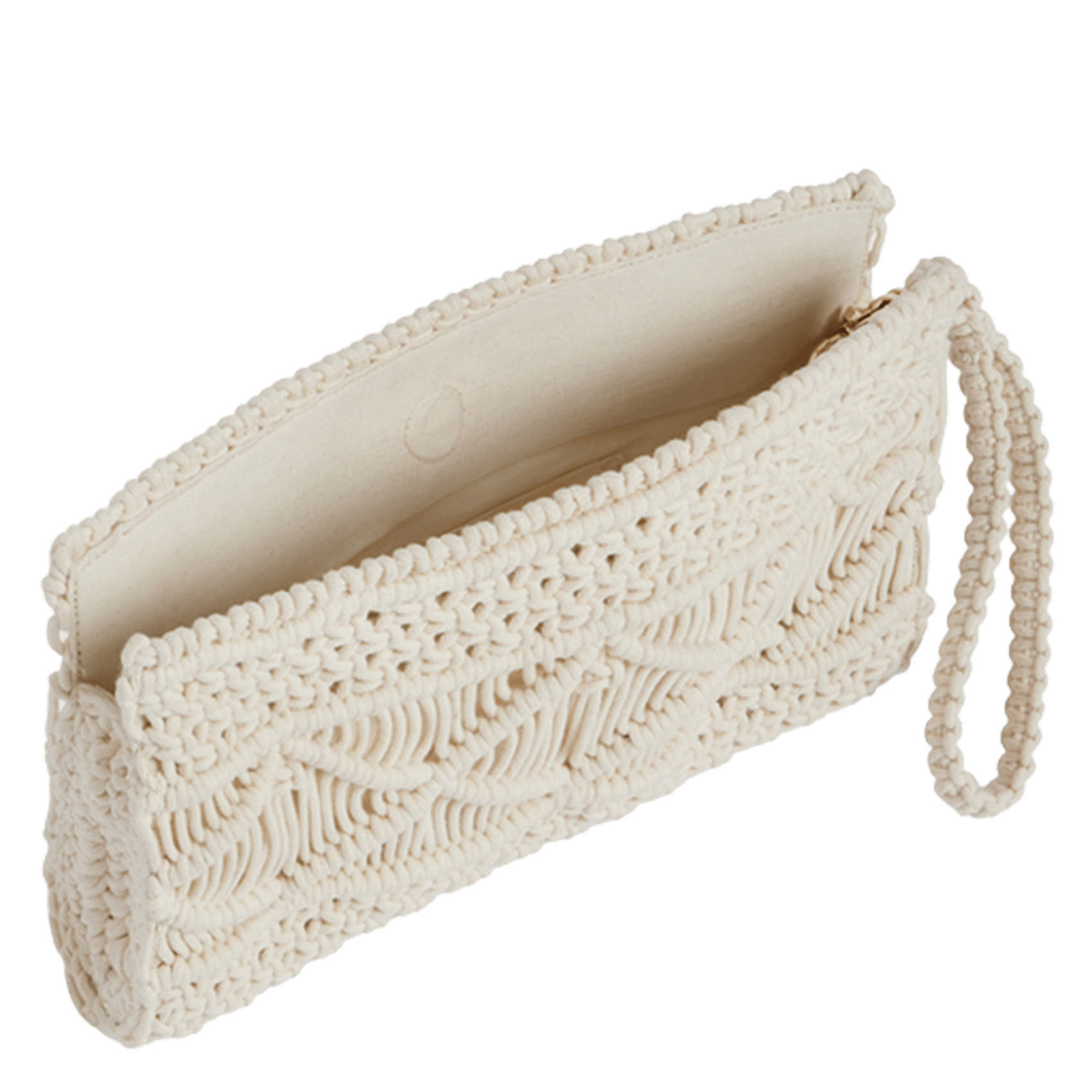 Pochette  en coton VANESSA BRUNO Beige