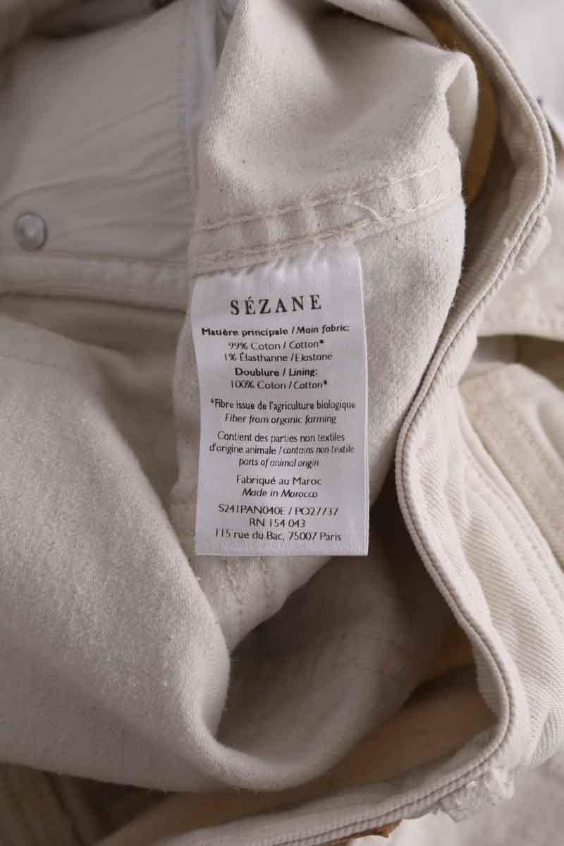Wide-leg jeans SEZANE - Seconde main Beige