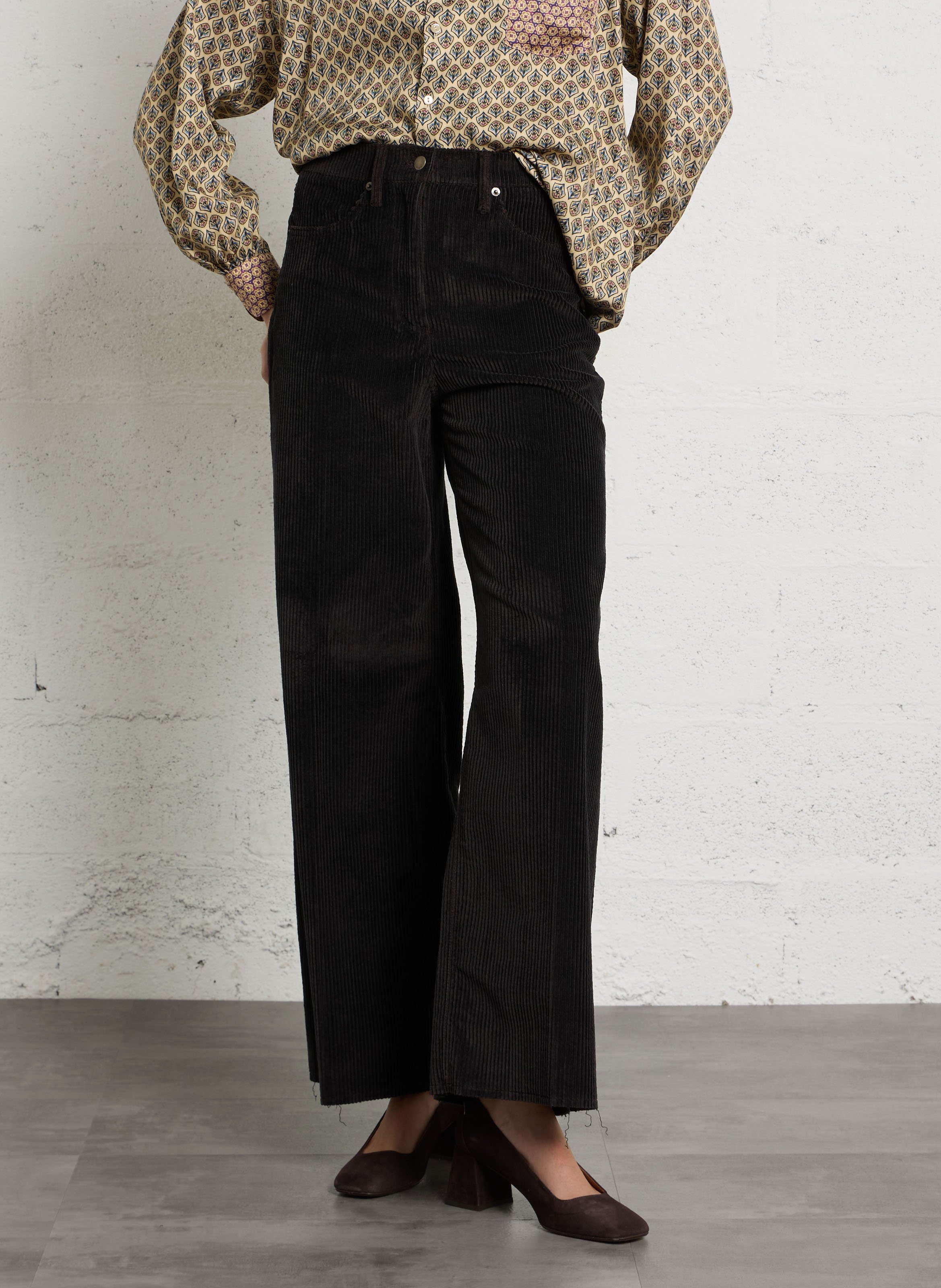 Straight-leg cotton corduroy pants MOMONI