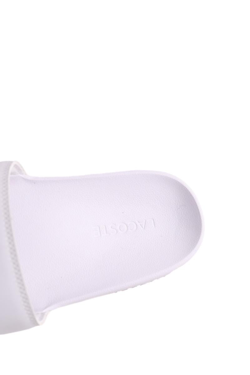 Faux leather sandals LACOSTE - SECONDE MAIN White