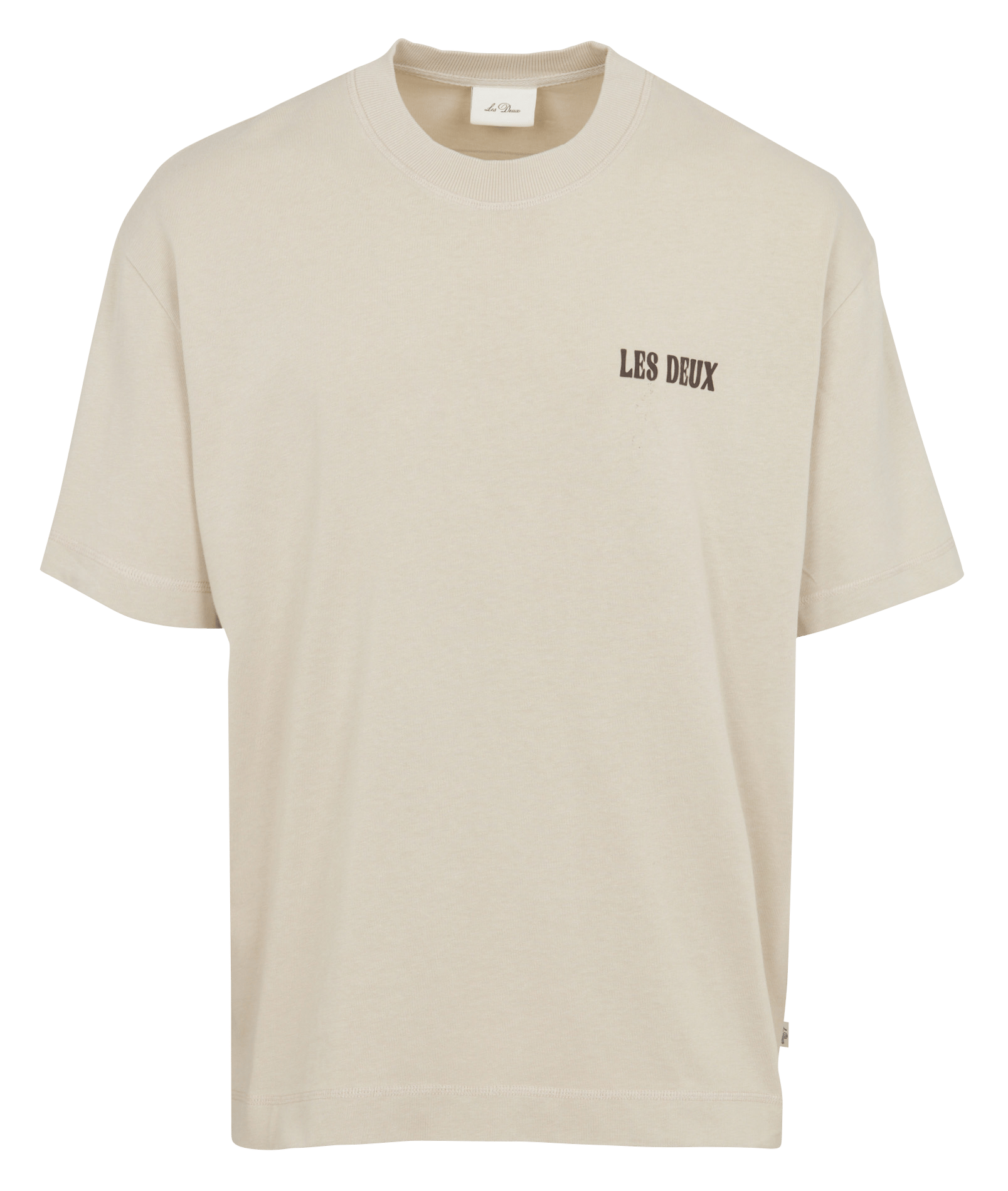 Tee-shirt loose en coton bio LES DEUX Beige