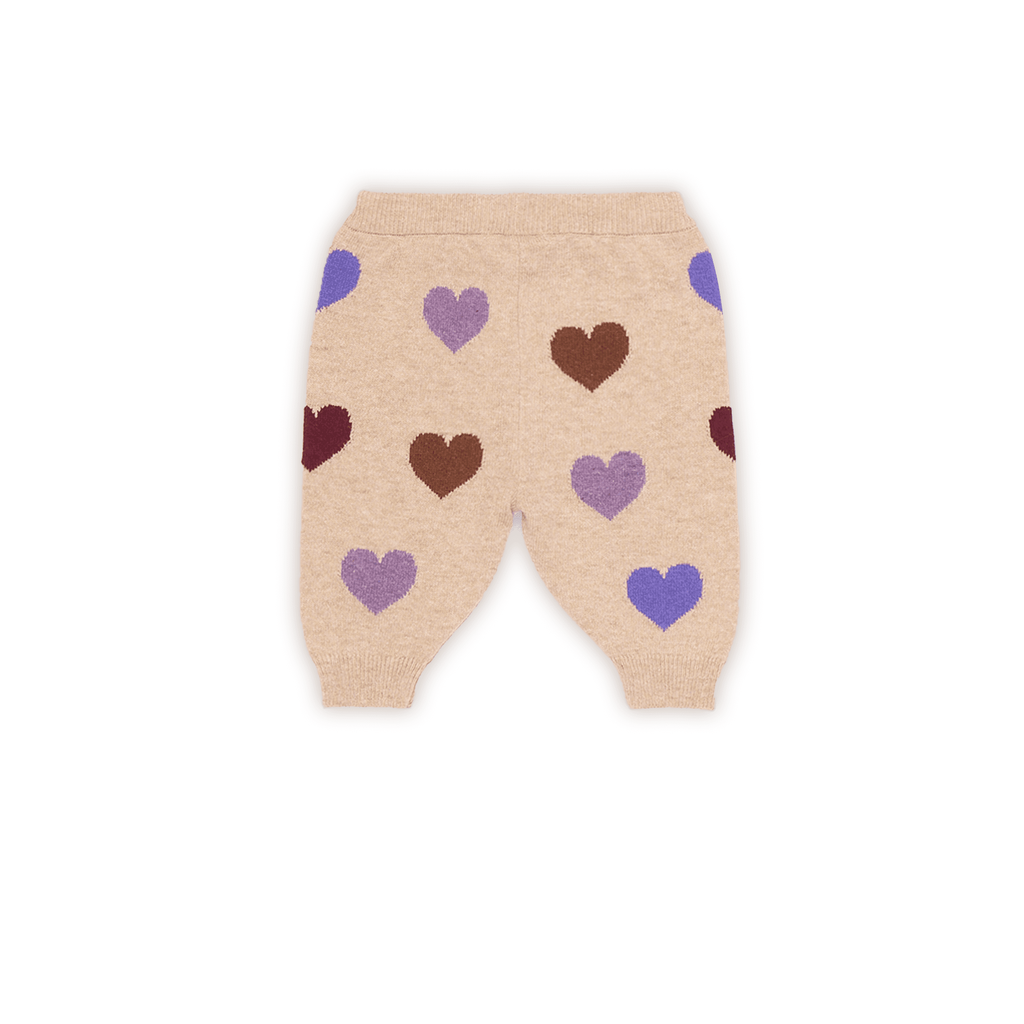 Jacquard wool blend trousers THE NEW SOCIETY Beige