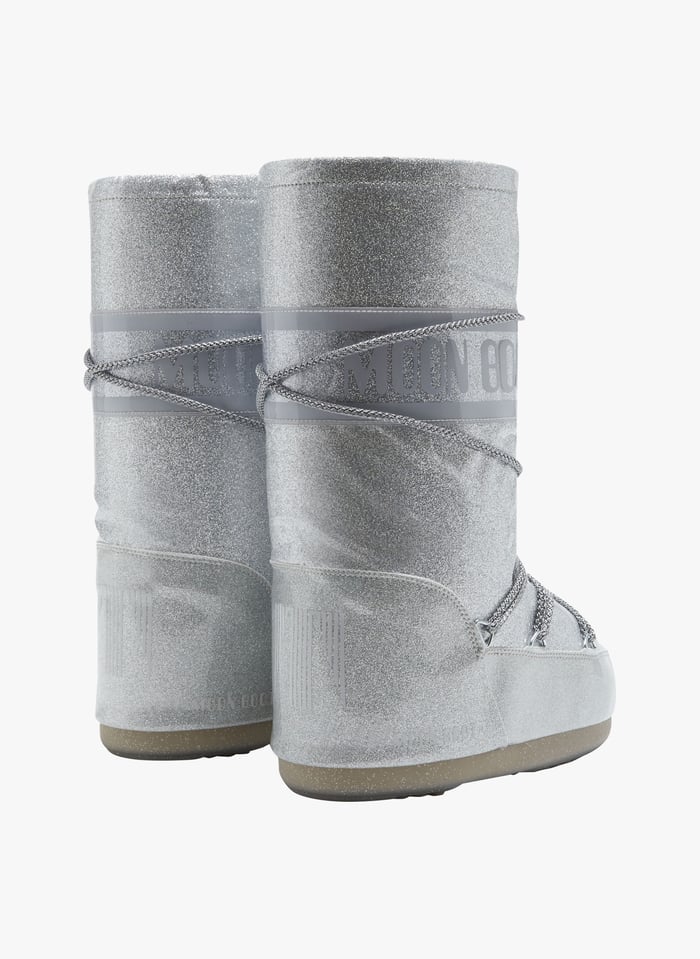 Boots top femme paillette