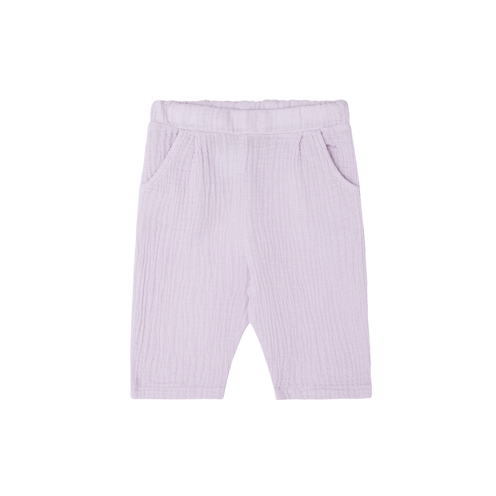 Pantalon droit en coton THE CAMPAMENTO Violet
