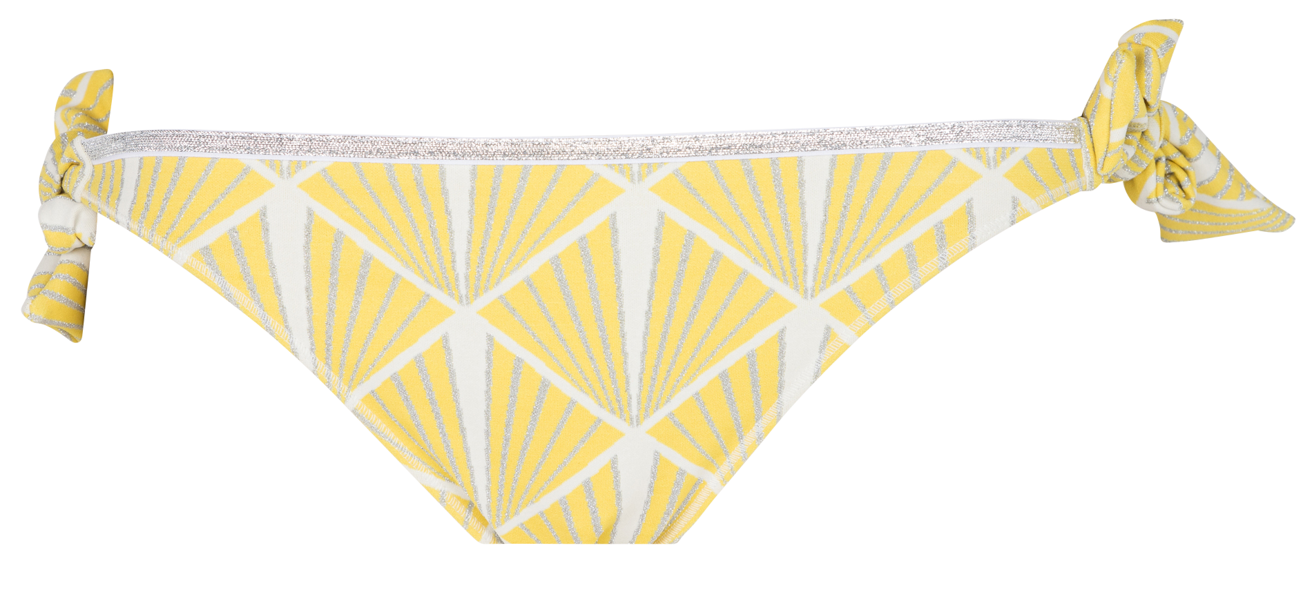 Bas de maillot de bain jacquard LA NOUVELLE Jaune