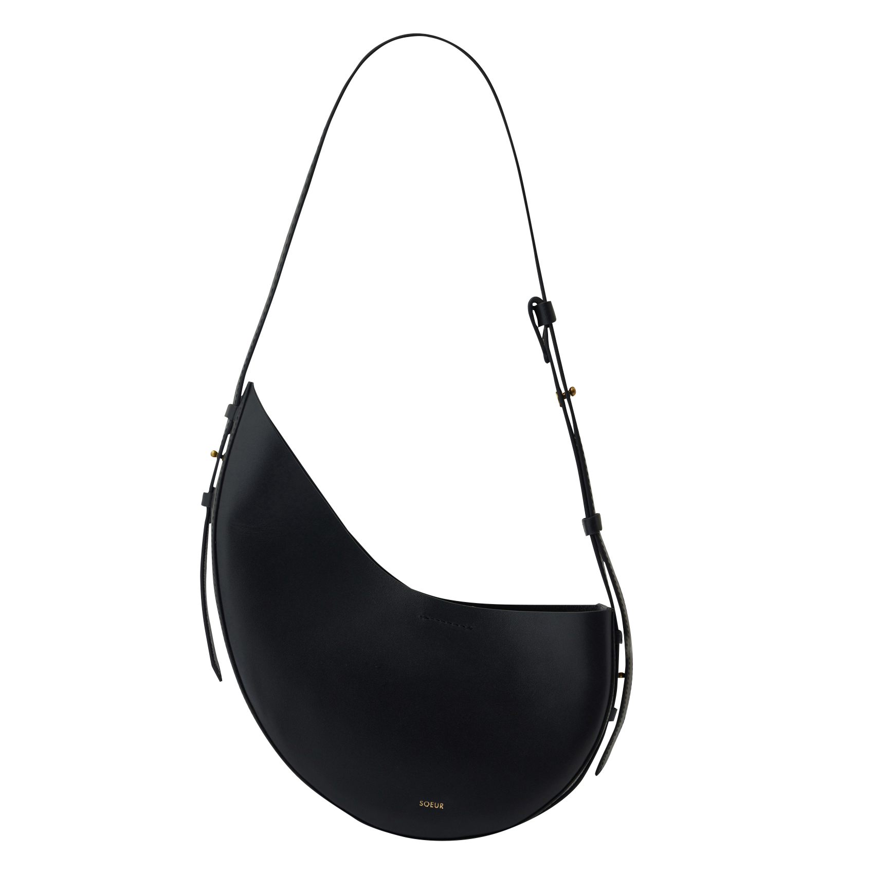 Leather mini-bag SOEUR Black