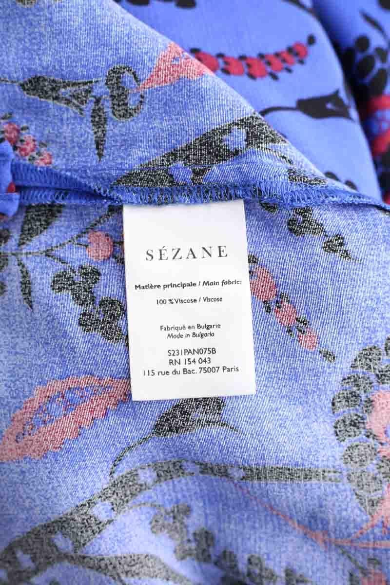 Blue straight-leg pants SEZANE - Seconde main Blue