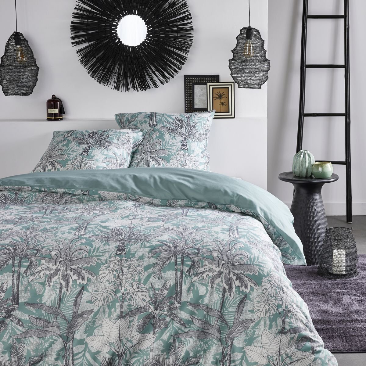 Printed bedding set TODAY LINGE DE MAISON Blue