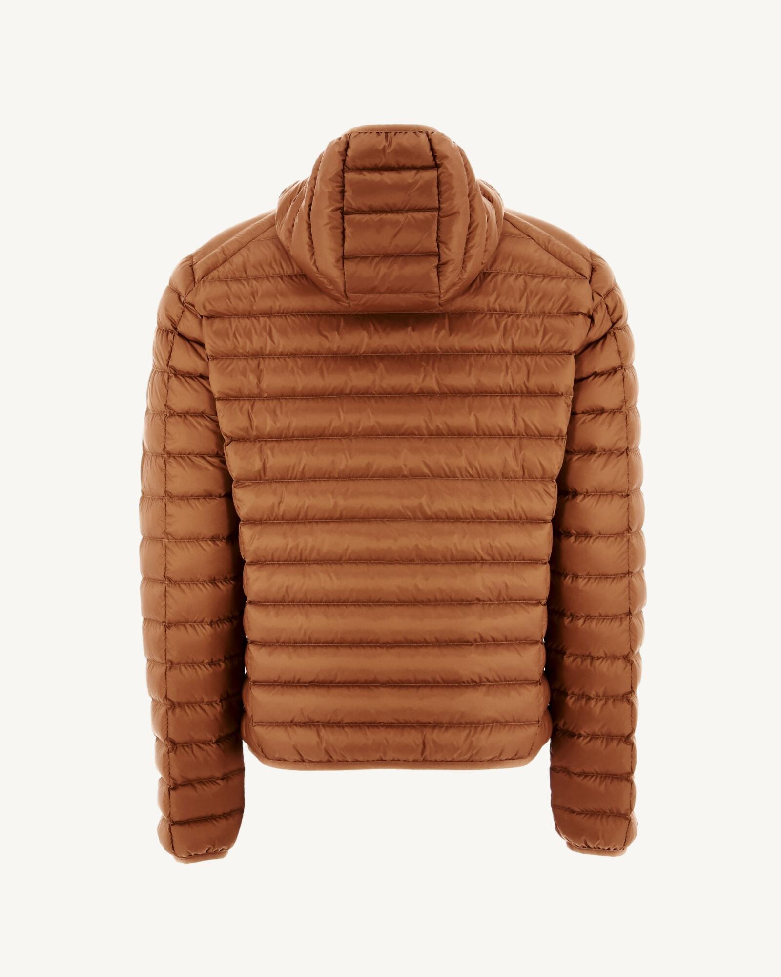 Lightweight hooded puffer jacket nico JOTT Brown