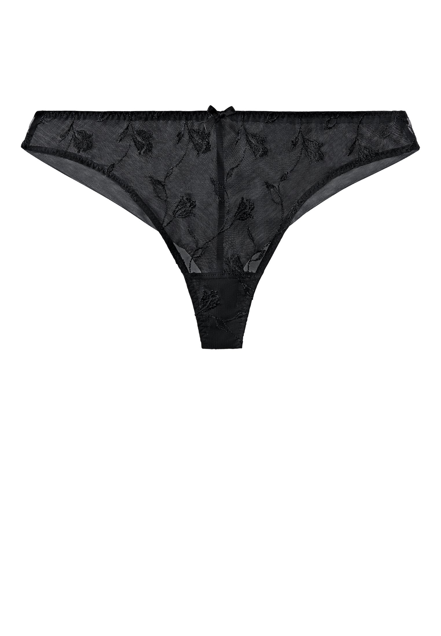 Cotton tanga AUBADE Black