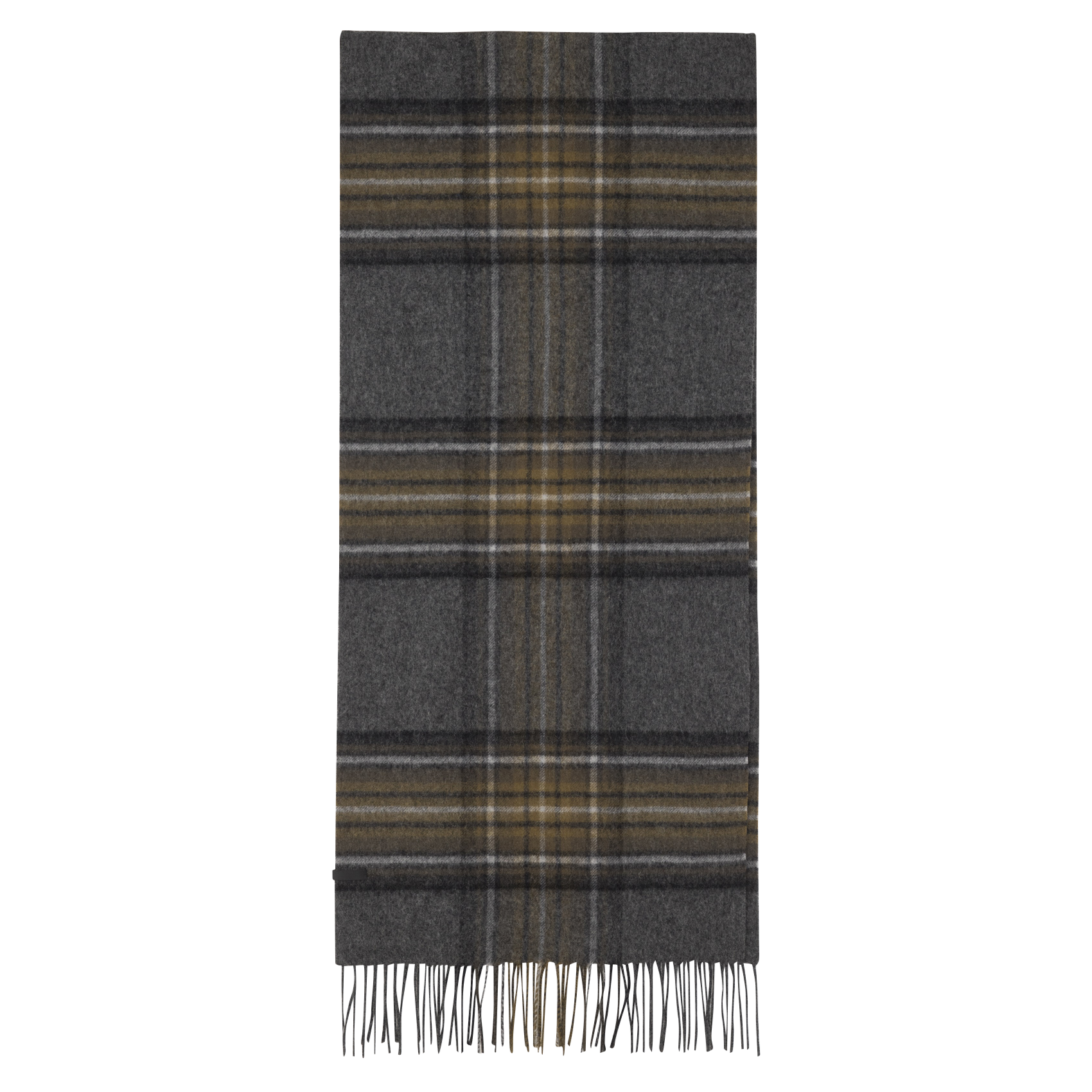 Karierter Wollschal IKKS Grau