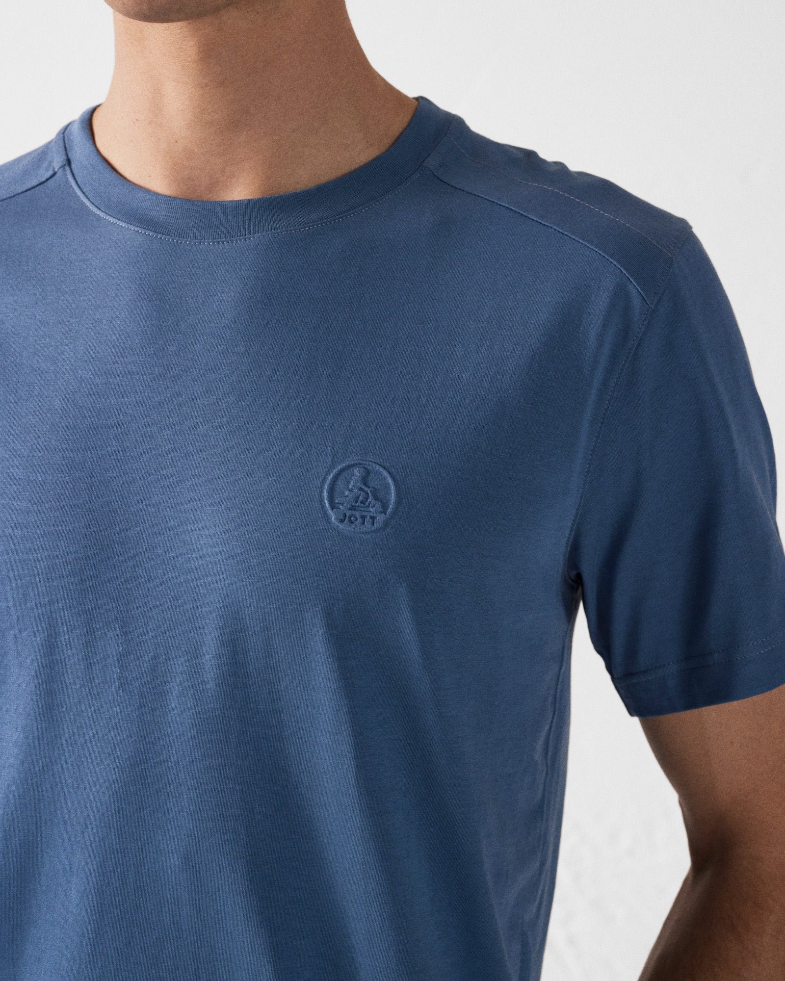 Men's round neck cotton Pedro t-shirt JOTT Blue