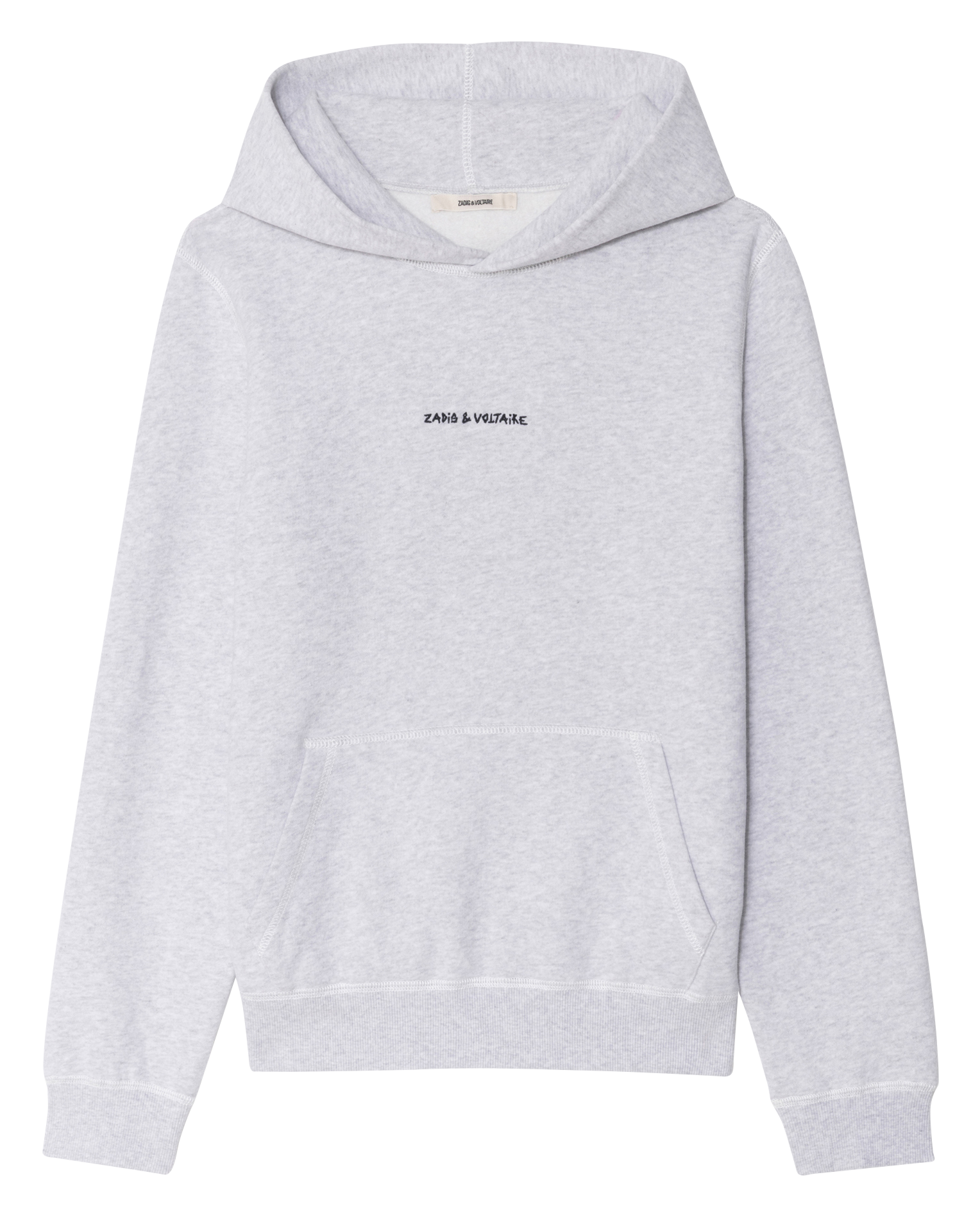 Sweat droit en coton mélangé ZADIG&amp;VOLTAIRE Gris
