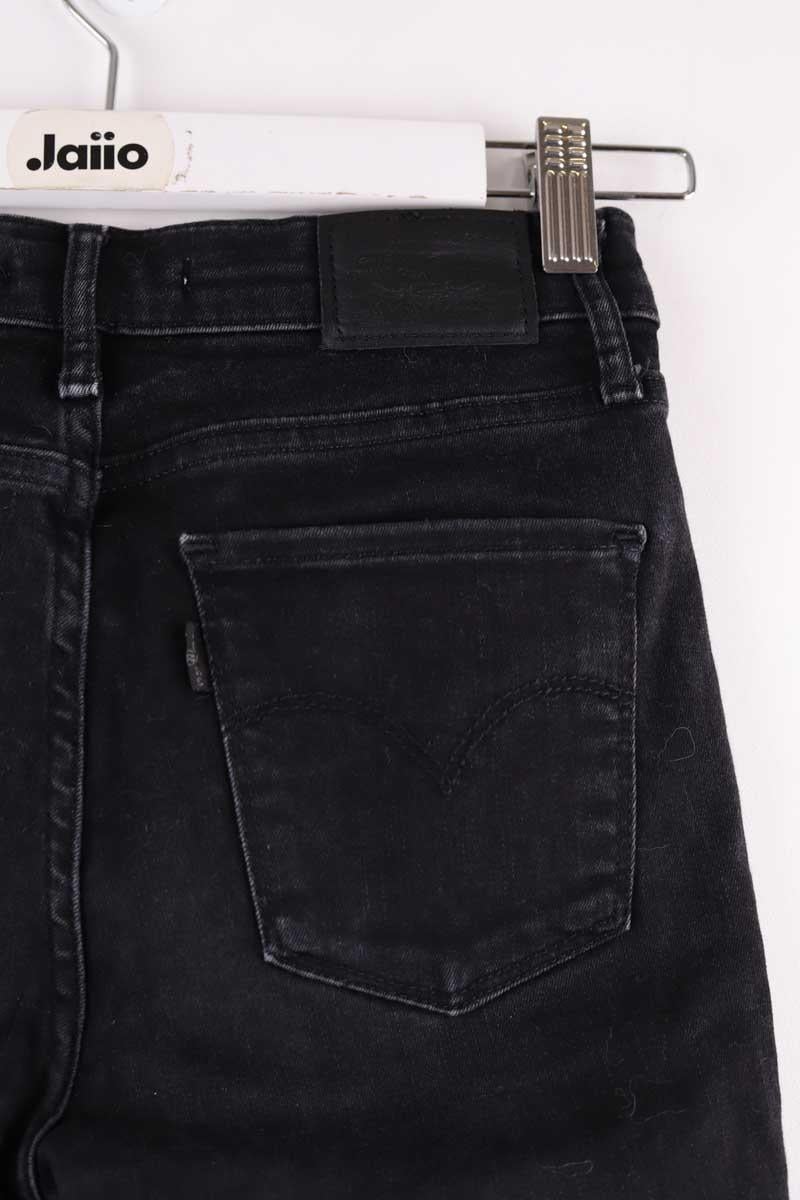 Cotton skinny jeans LEVI'S - Seconde main Black