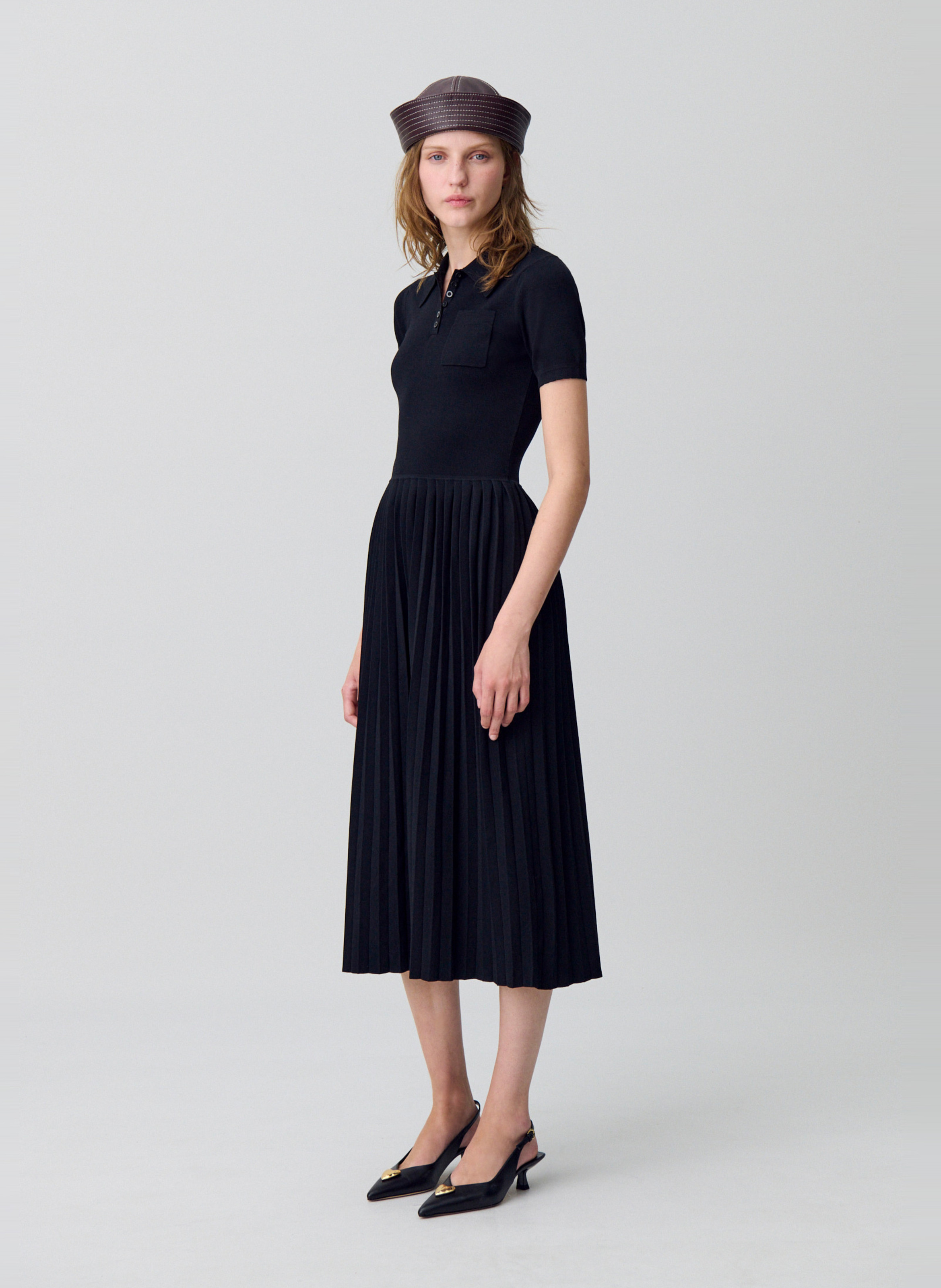 Short floral print dress CLAUDIE PIERLOT Black