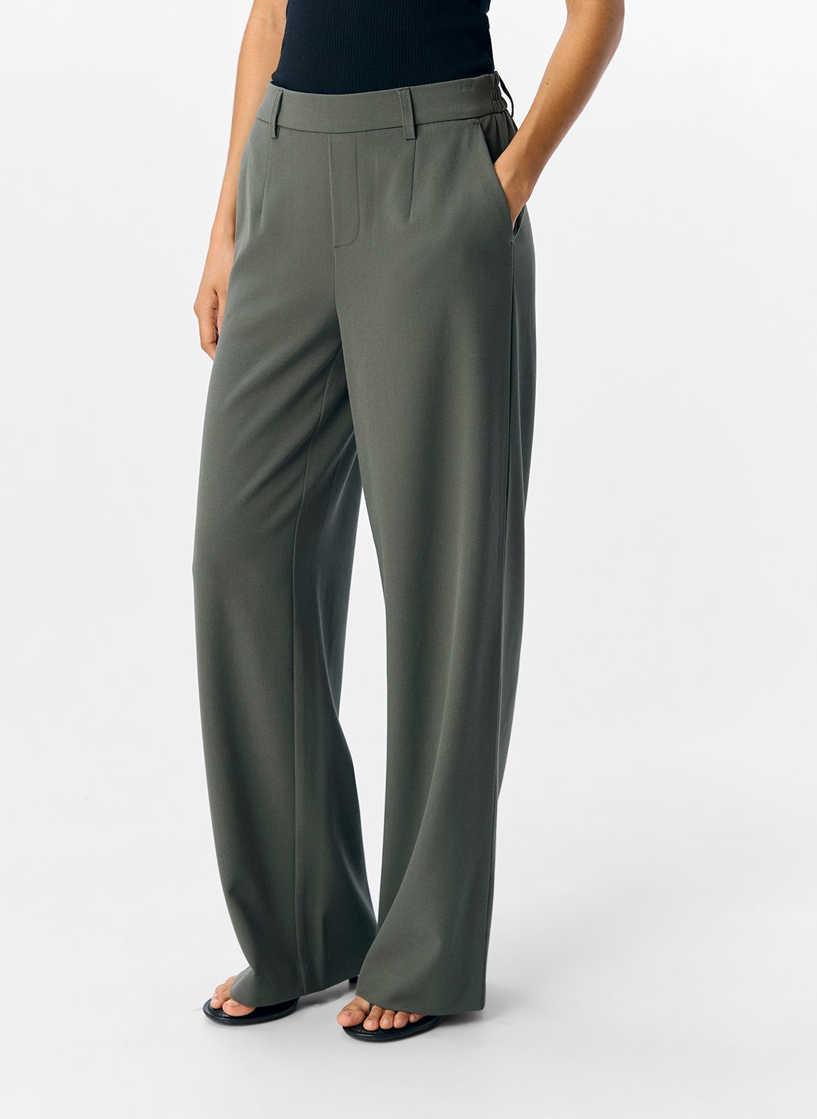 Fluid trousers with pleats OBJECT