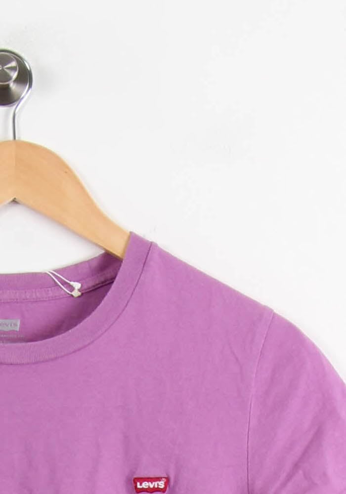 Tommy Badge T-shirt LEVI'S - Seconde main Pink