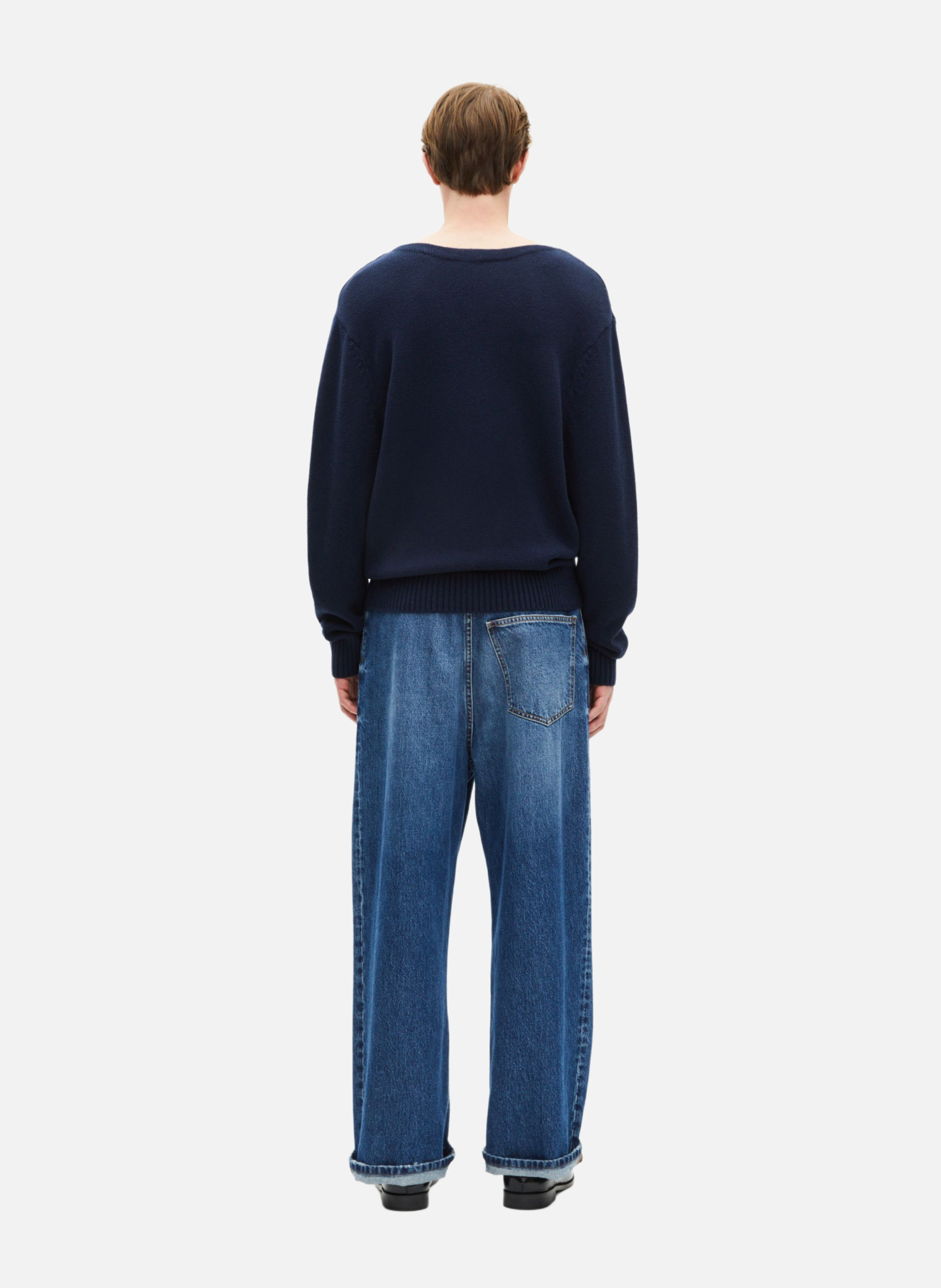 Boat-neck sweater THE KOOPLES Blue