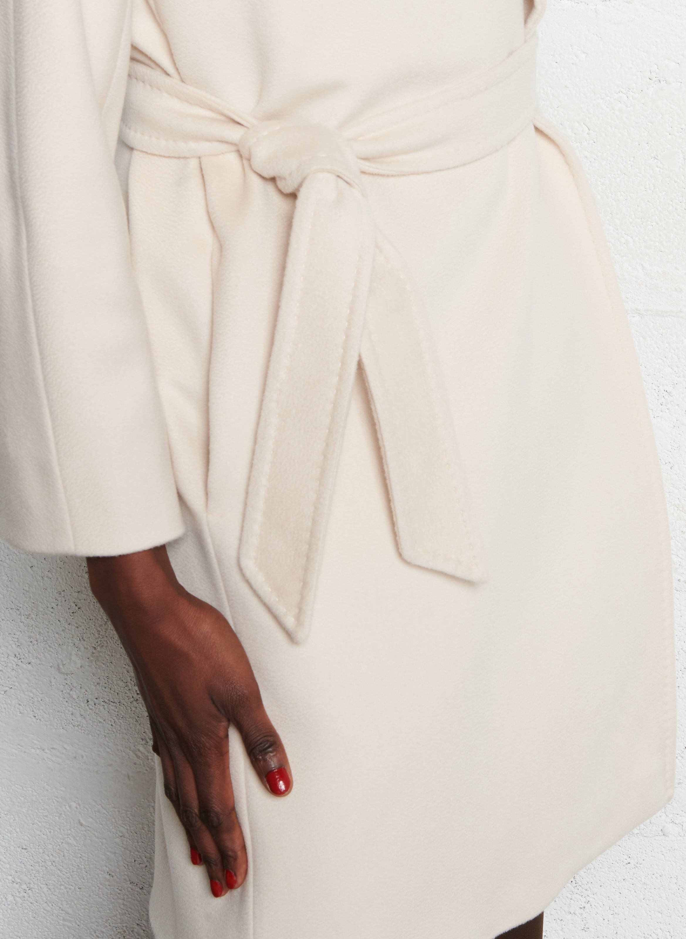 Coat with tailored collar MAX MARA WEEK END White