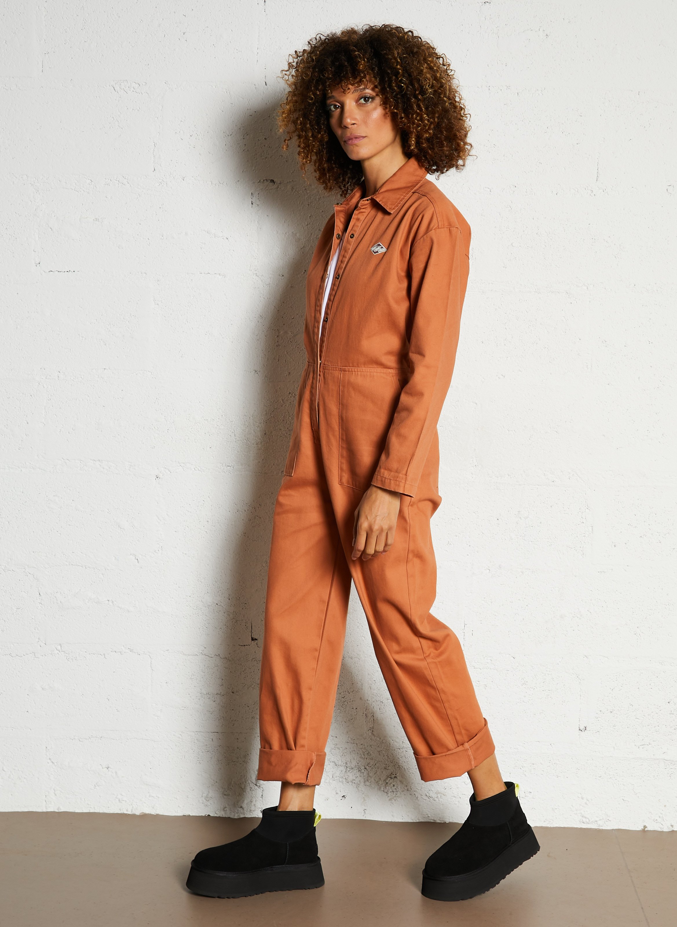 Combinaison droite en coton BILLABONG Orange